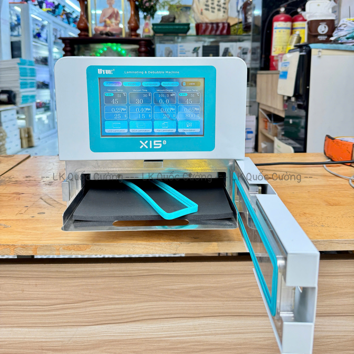 Máy ép kính + hấp 2in1/ UYUE X15S/ 15in