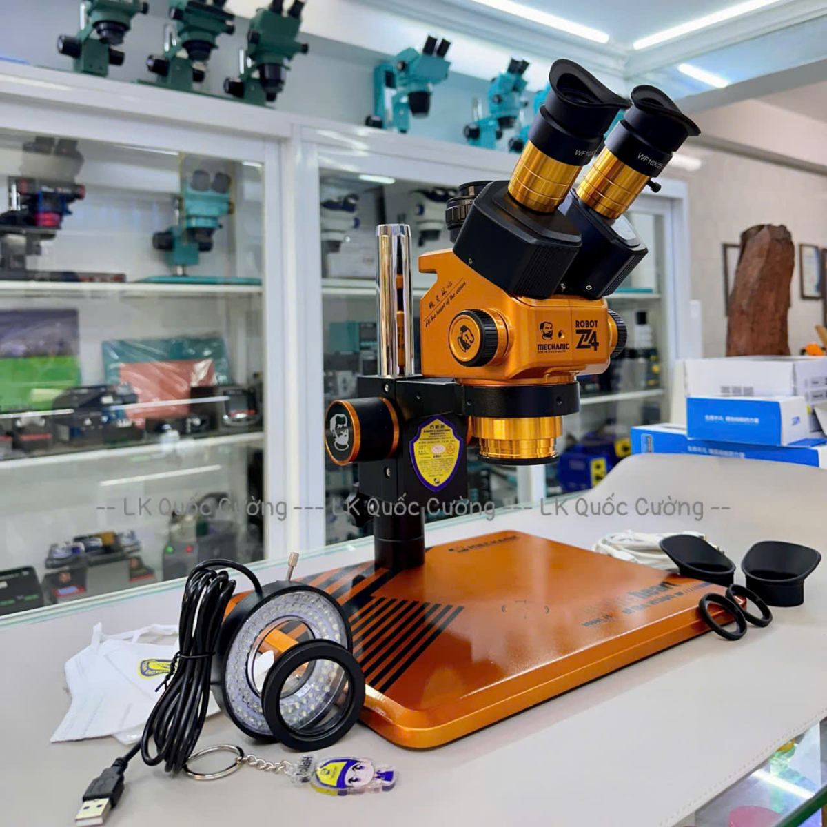 Kính hiển vi 3 mắt Mechanic Robo Z4