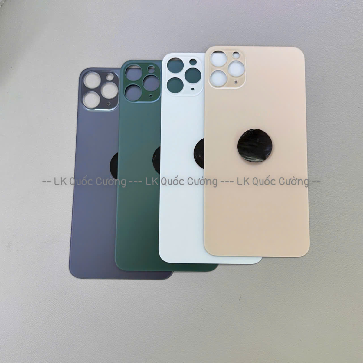 Kính Lưng  11Pro Đủ Màu Không Tháo Viền Camera