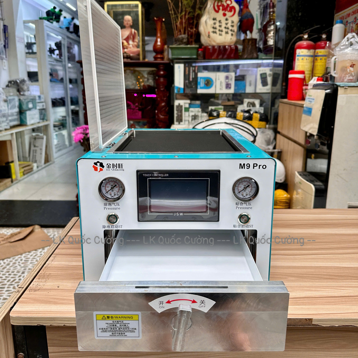 Máy ép kính 2in1 JSW M9 Pro/  vừa 12.9