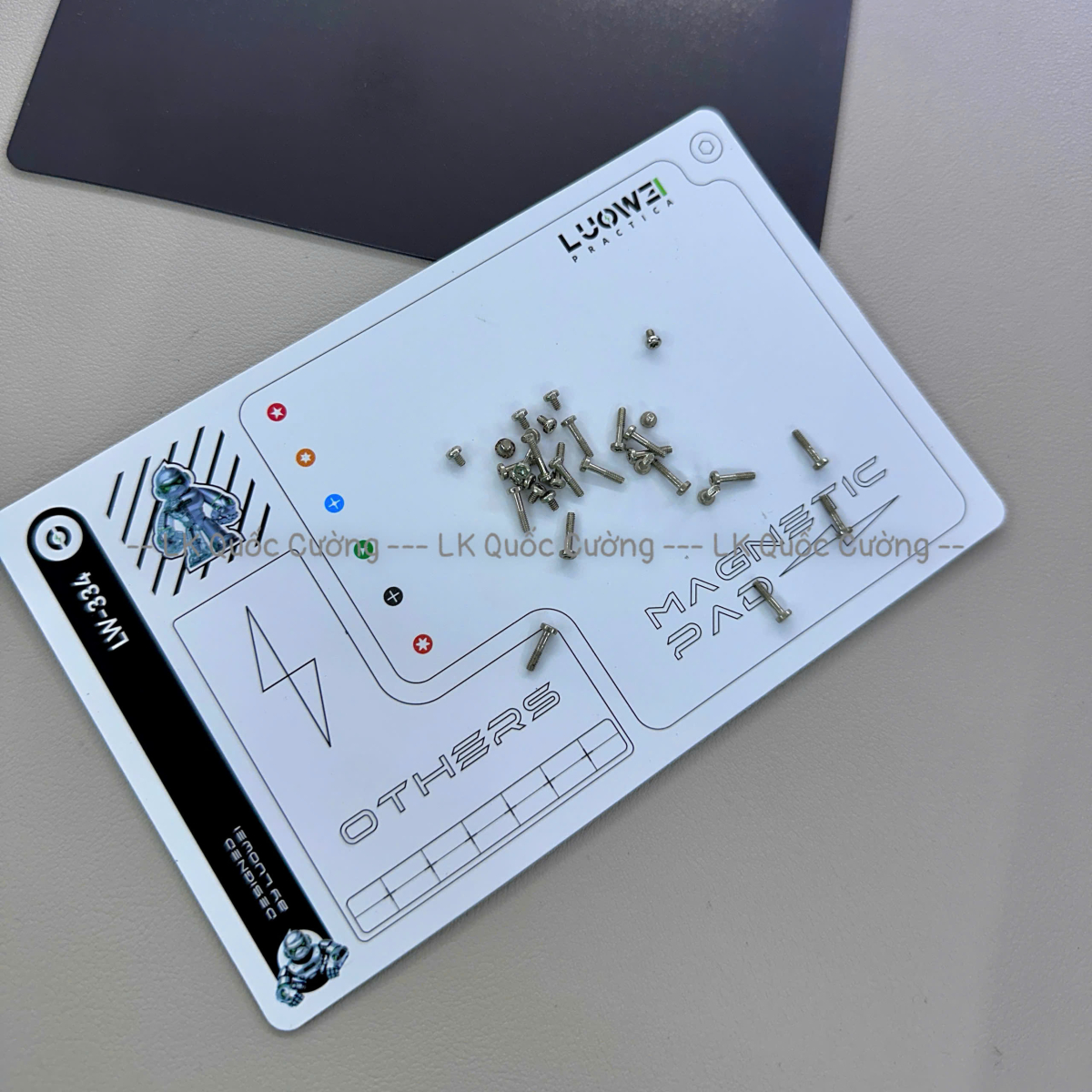 Khay nam châm đựng ốc Luowei LW-334