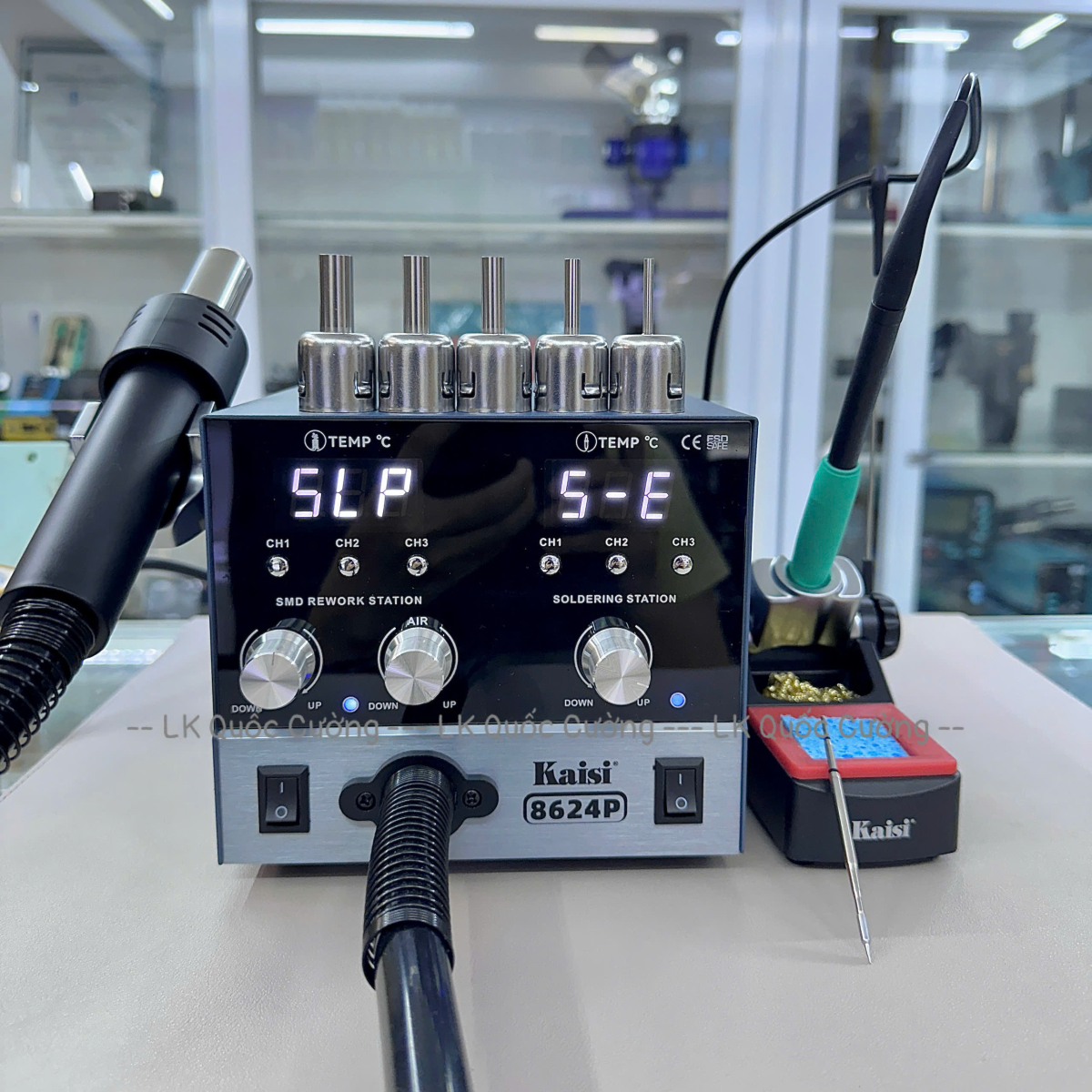 Máy khò hàn 2in1 Kaisi 8624P/ khò + hàn C210