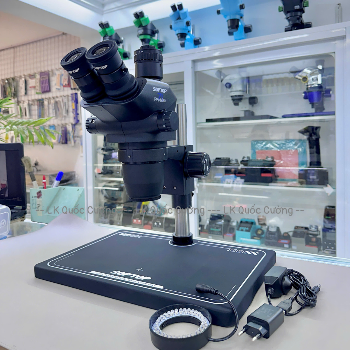 Kính hiển vi 3 mắt Soptop SZN-71Promax