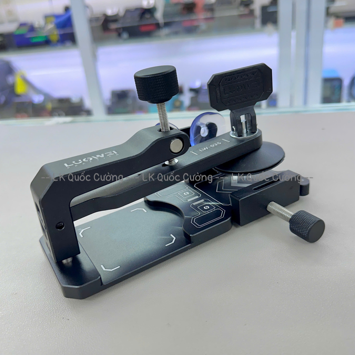 Đế kẹp tách lưng + tháo màn hình 2in1/ Luowei LW-025