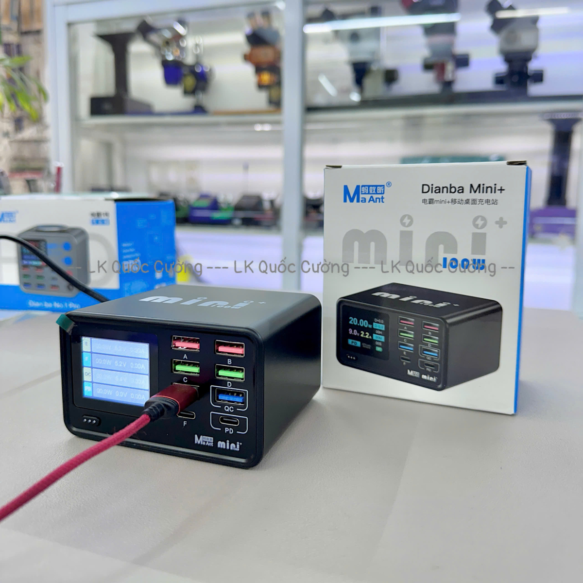Bộ sạc nhanh 8 cổng MaAnt Dianba Mini