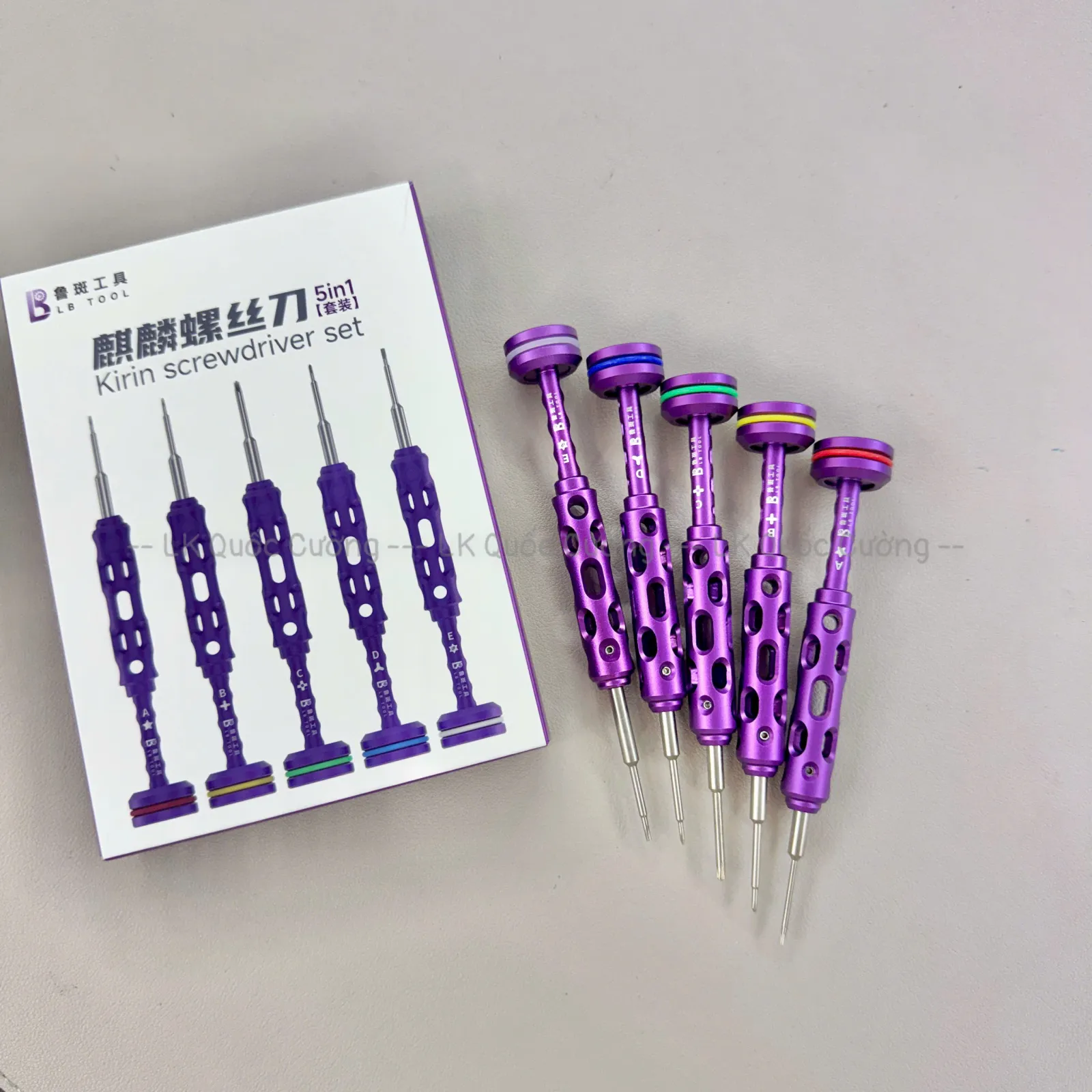Bộ 5 vít Luban Kirin đến 17