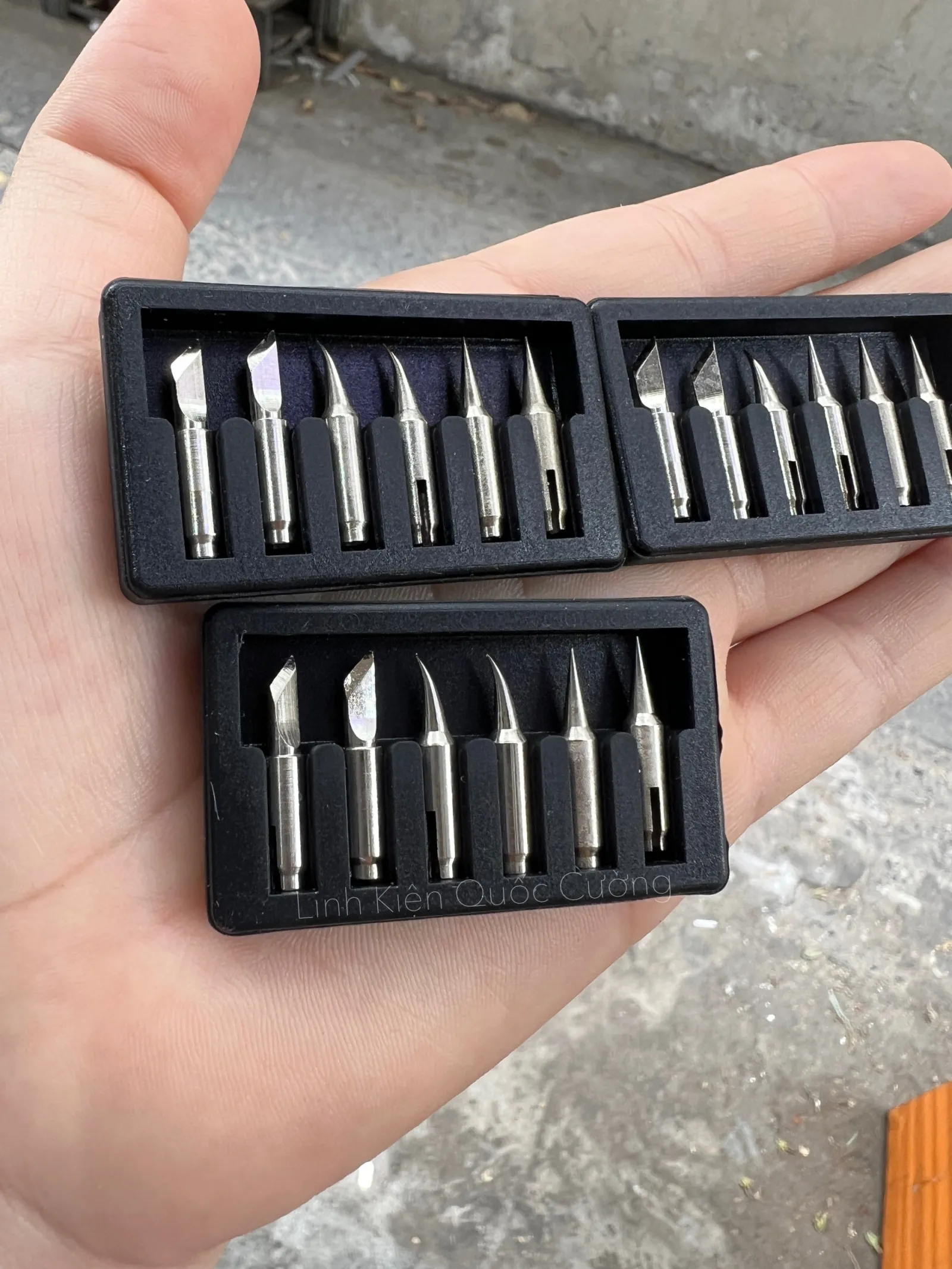 Bộ 6 đầu mũi hàn C210