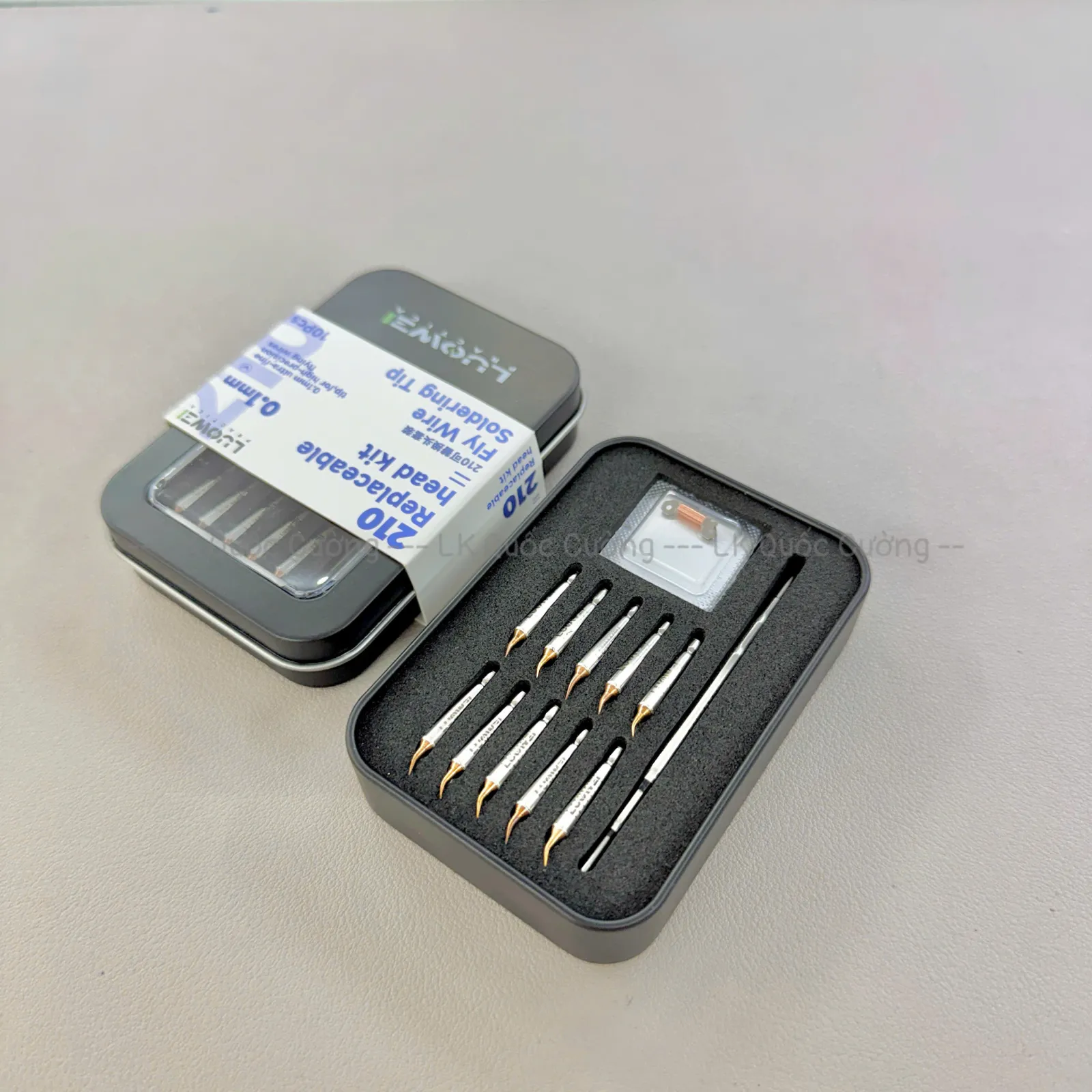 Bộ đầu mũi hàn Luowei/ LW-C210 0.1mm