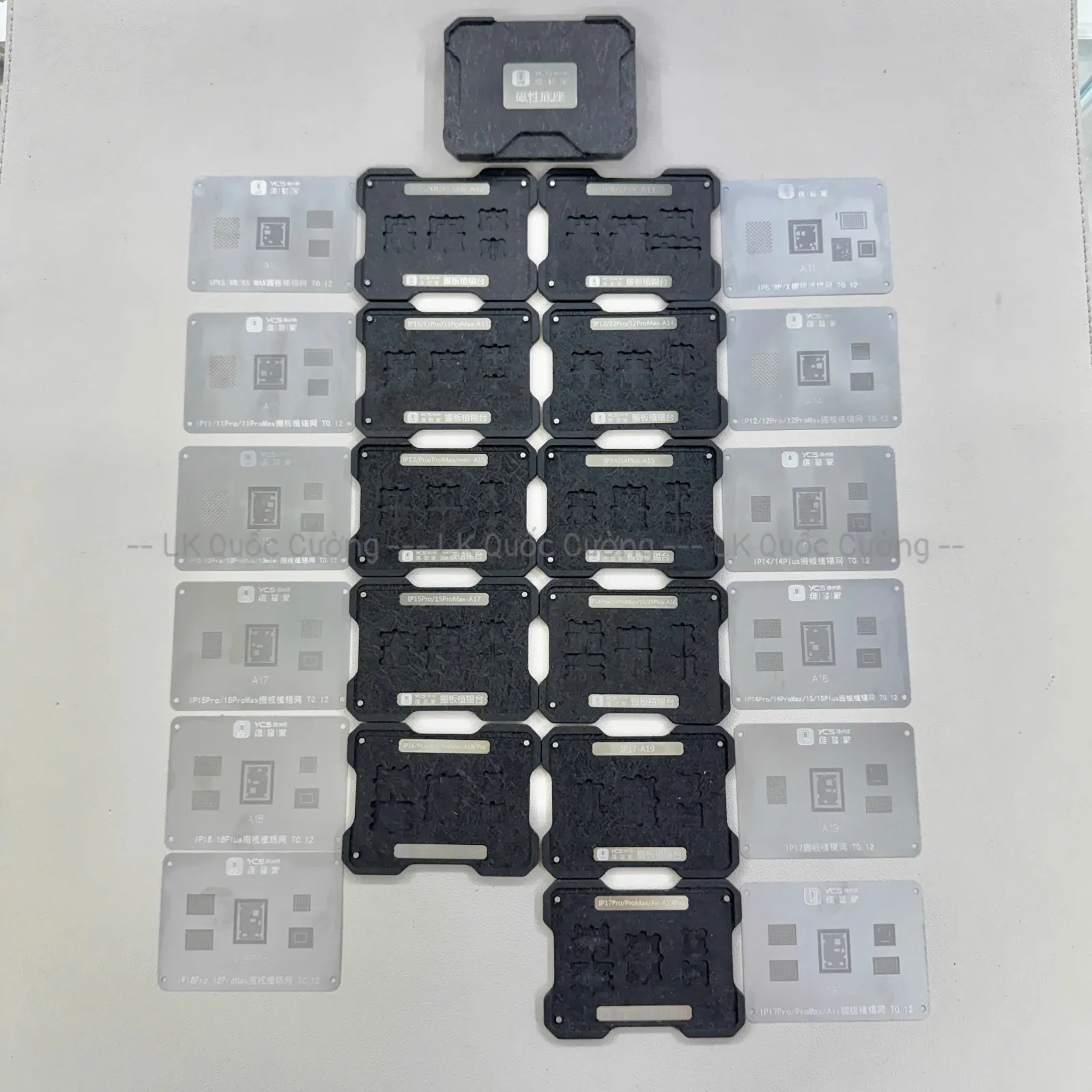 Bộ đế+vĩ đổ viền chân CPU A11-A19Pro YCS-T19