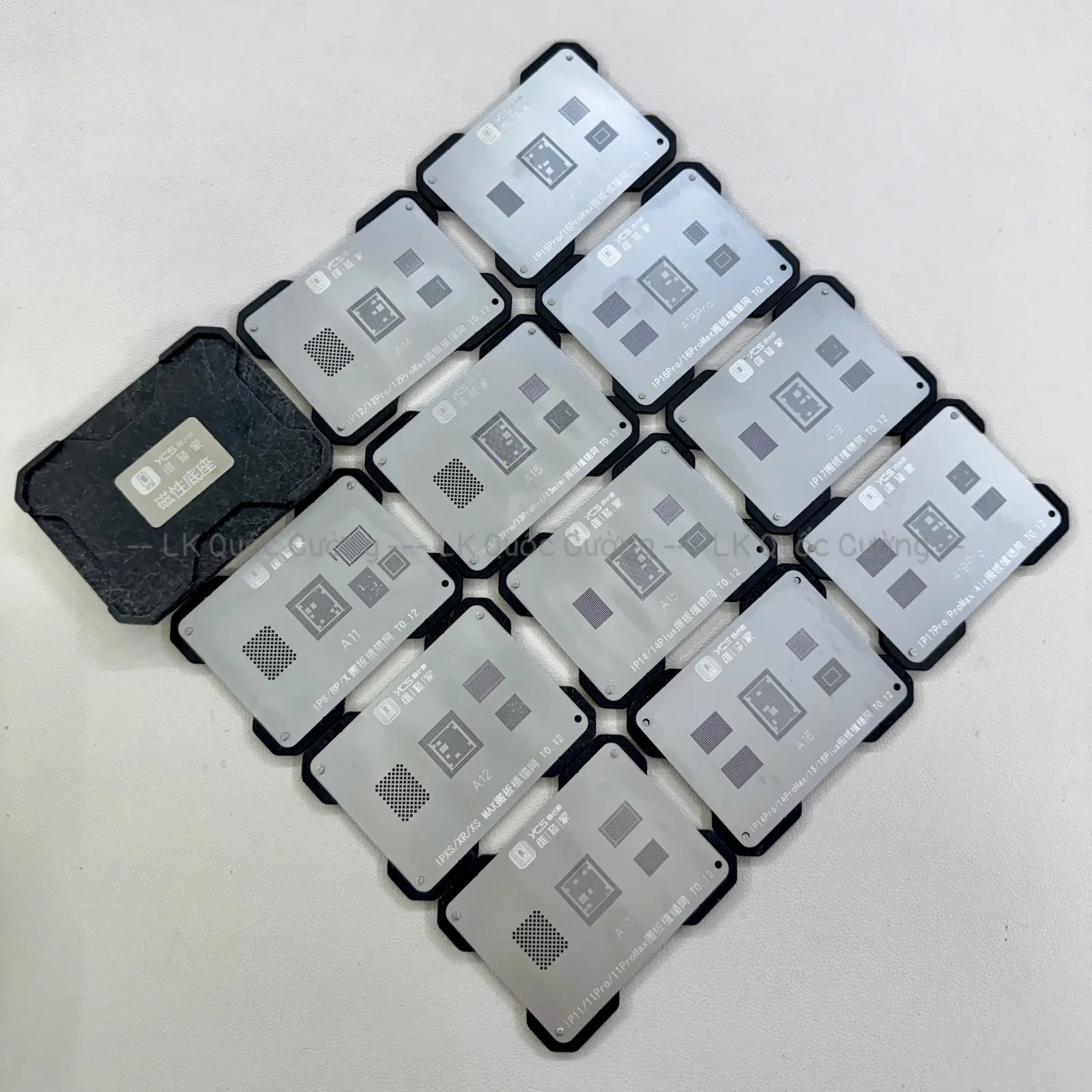 Bộ đế+vĩ đổ viền chân CPU A11-A19Pro YCS-T19