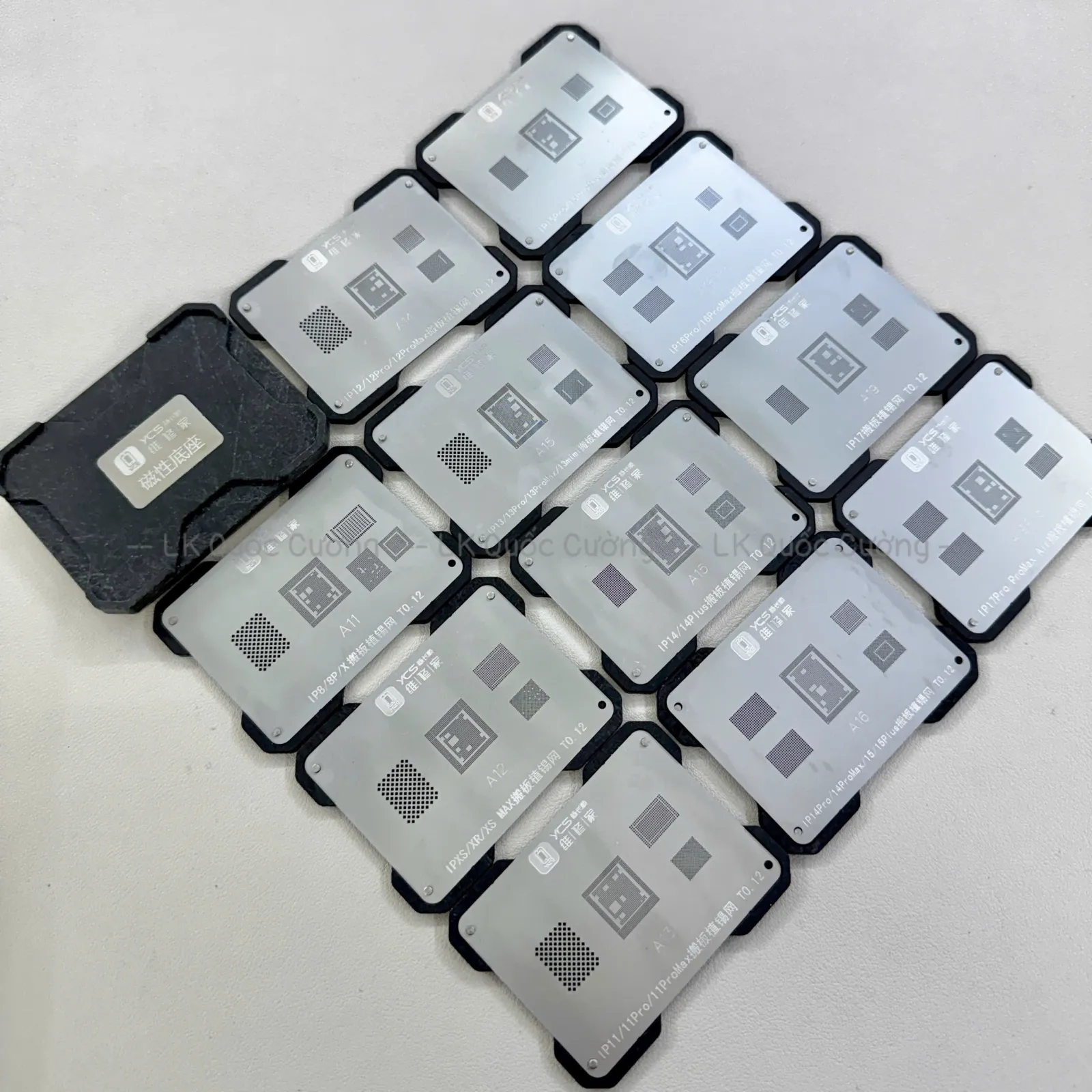 Bộ đế+vĩ đổ viền chân CPU A11-A19Pro YCS-T19