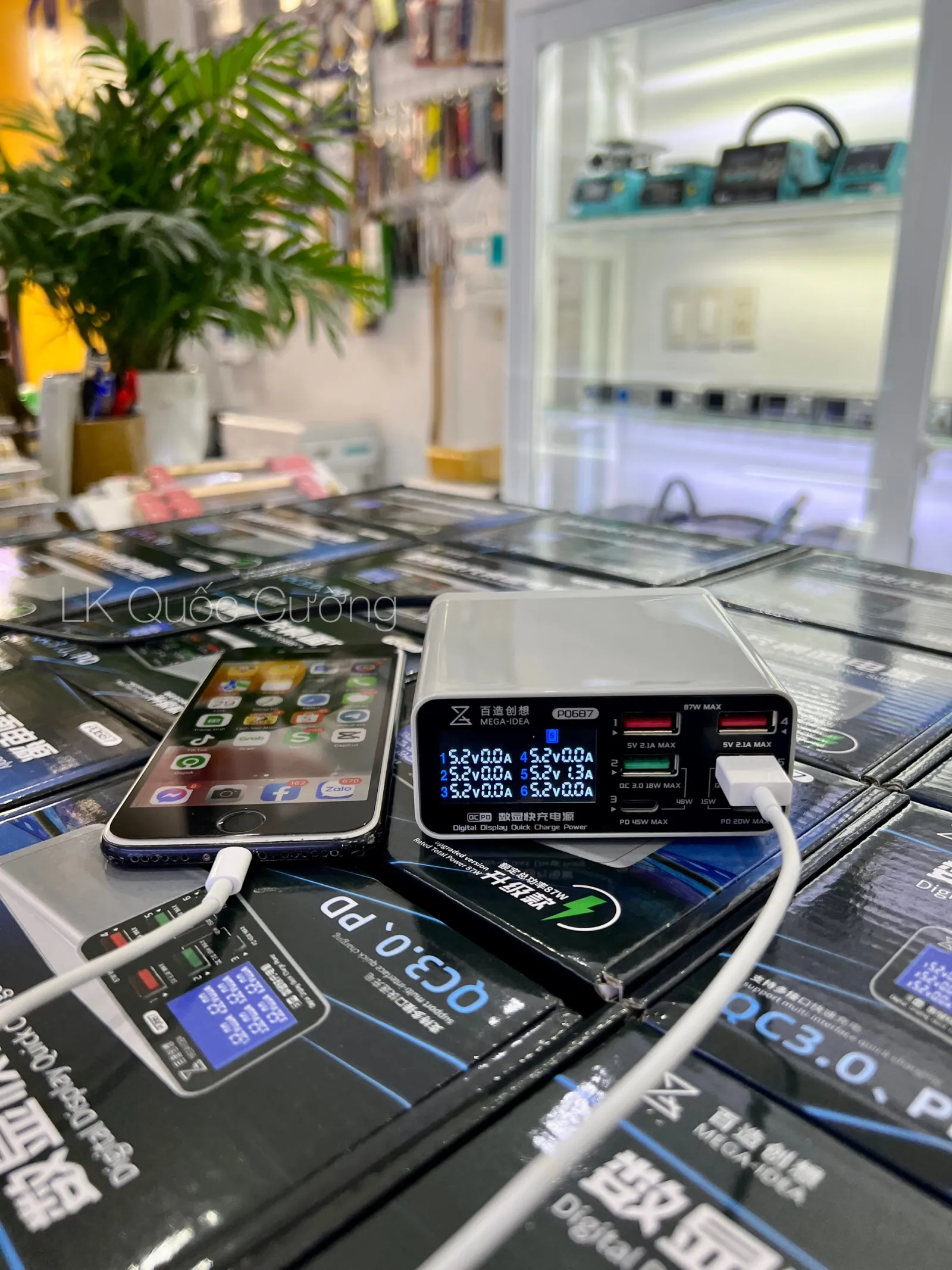 Dock Sạc 6 cổng Mega iDea PQ687