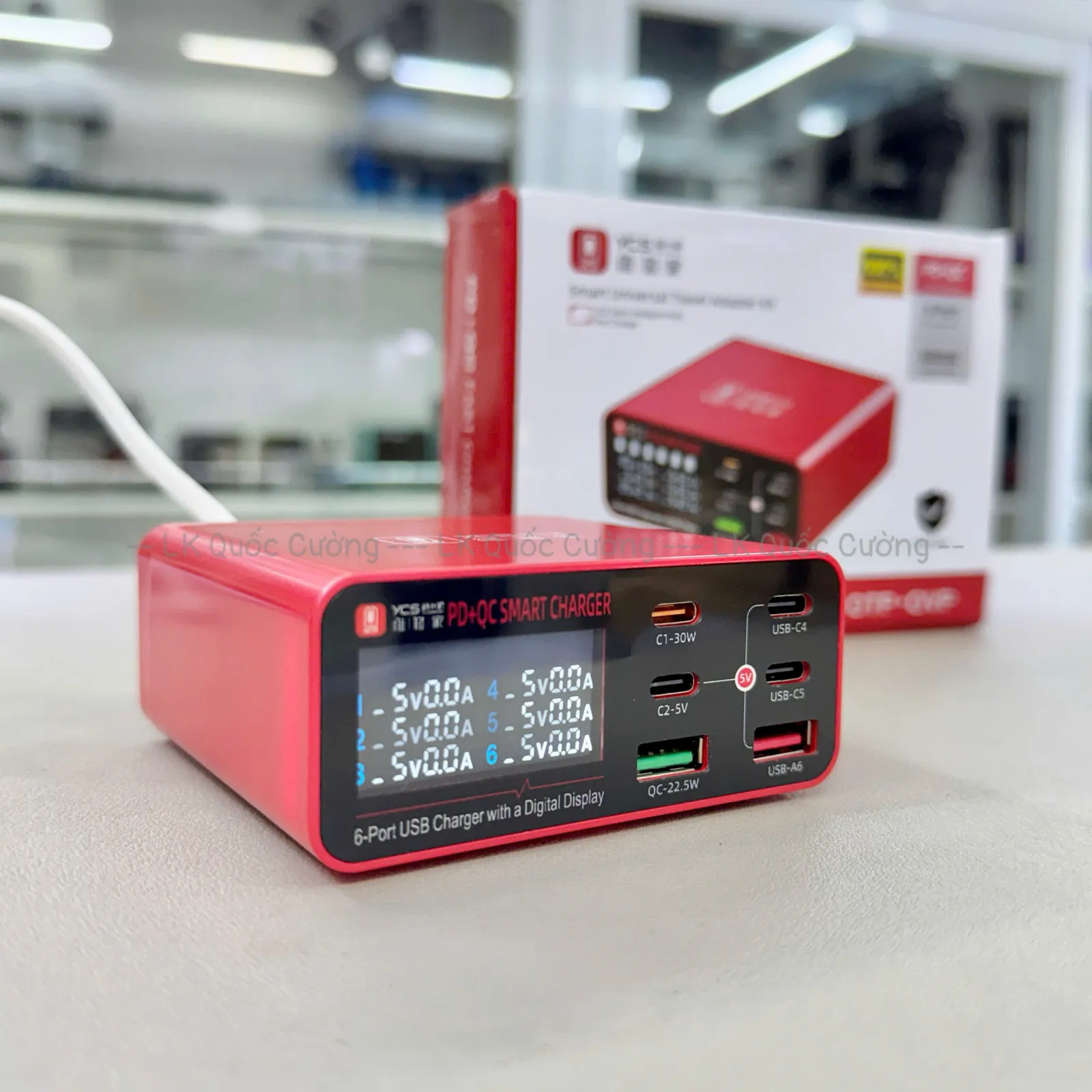 Bộ sạc 6 cổng YCS S300