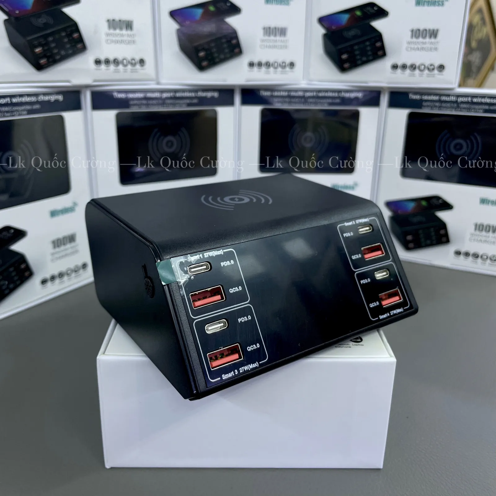 Bộ sạc 8 cổng Wireless 100W