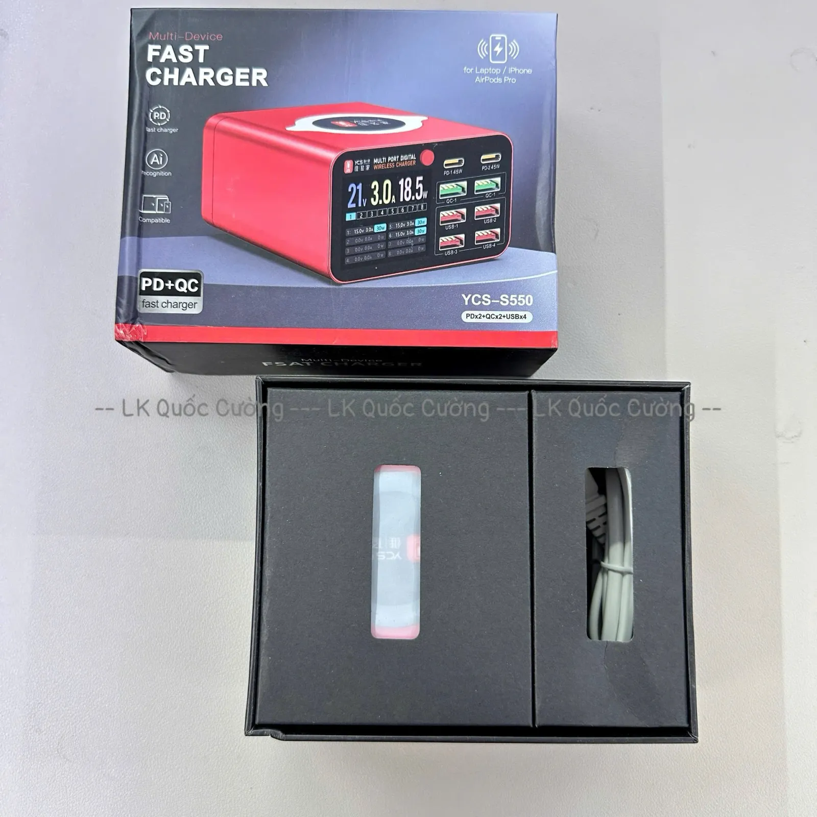 Bộ sạc 8 cổng YCS-S550