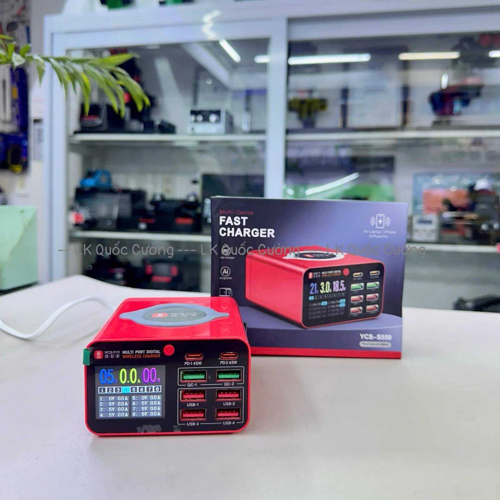 Bộ sạc 8 cổng YCS-S550