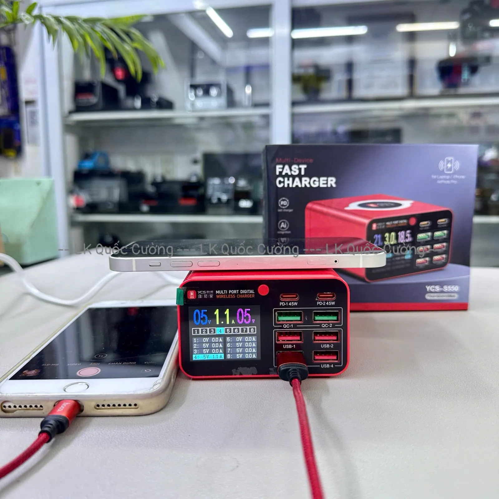 Bộ sạc 8 cổng YCS-S550