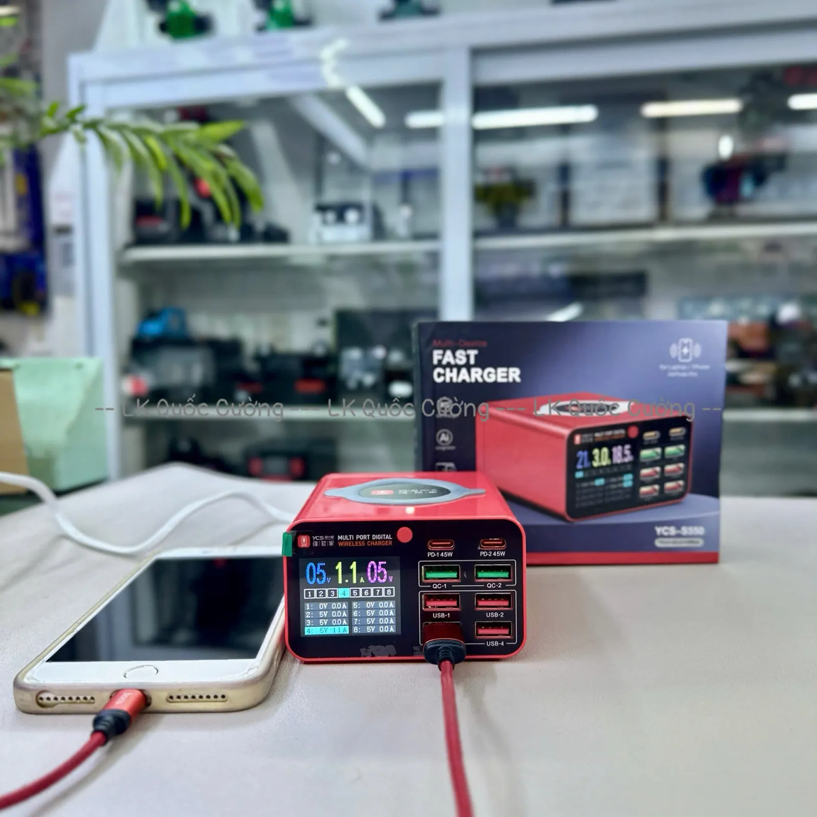 Bộ sạc 8 cổng YCS-S550