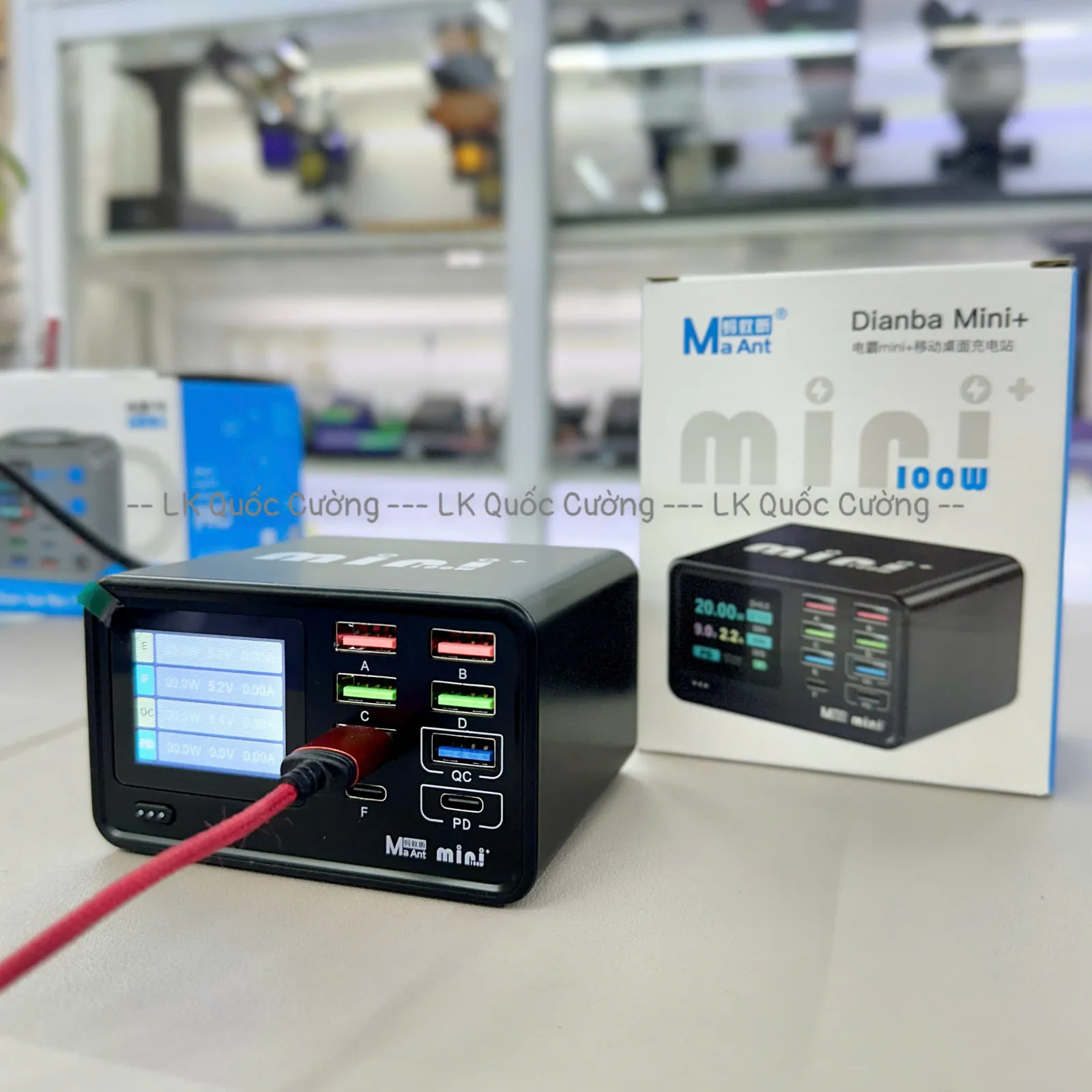 Bộ sạc nhanh 8 cổng MaAnt Dianba Mini