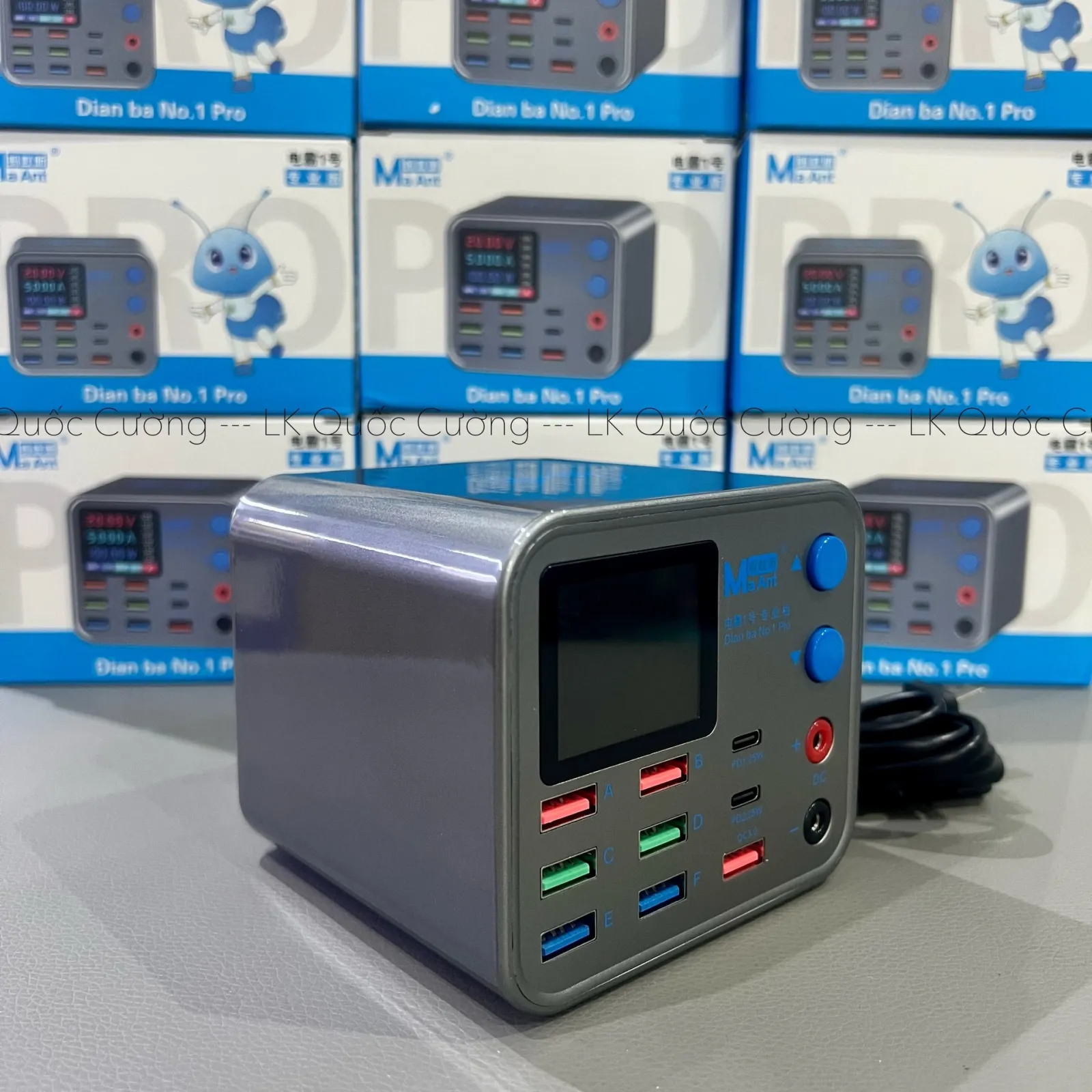 Bộ sạc nhanh 9 cổng Maant Dianba No.1 Pro 200W (có sạc không dây)