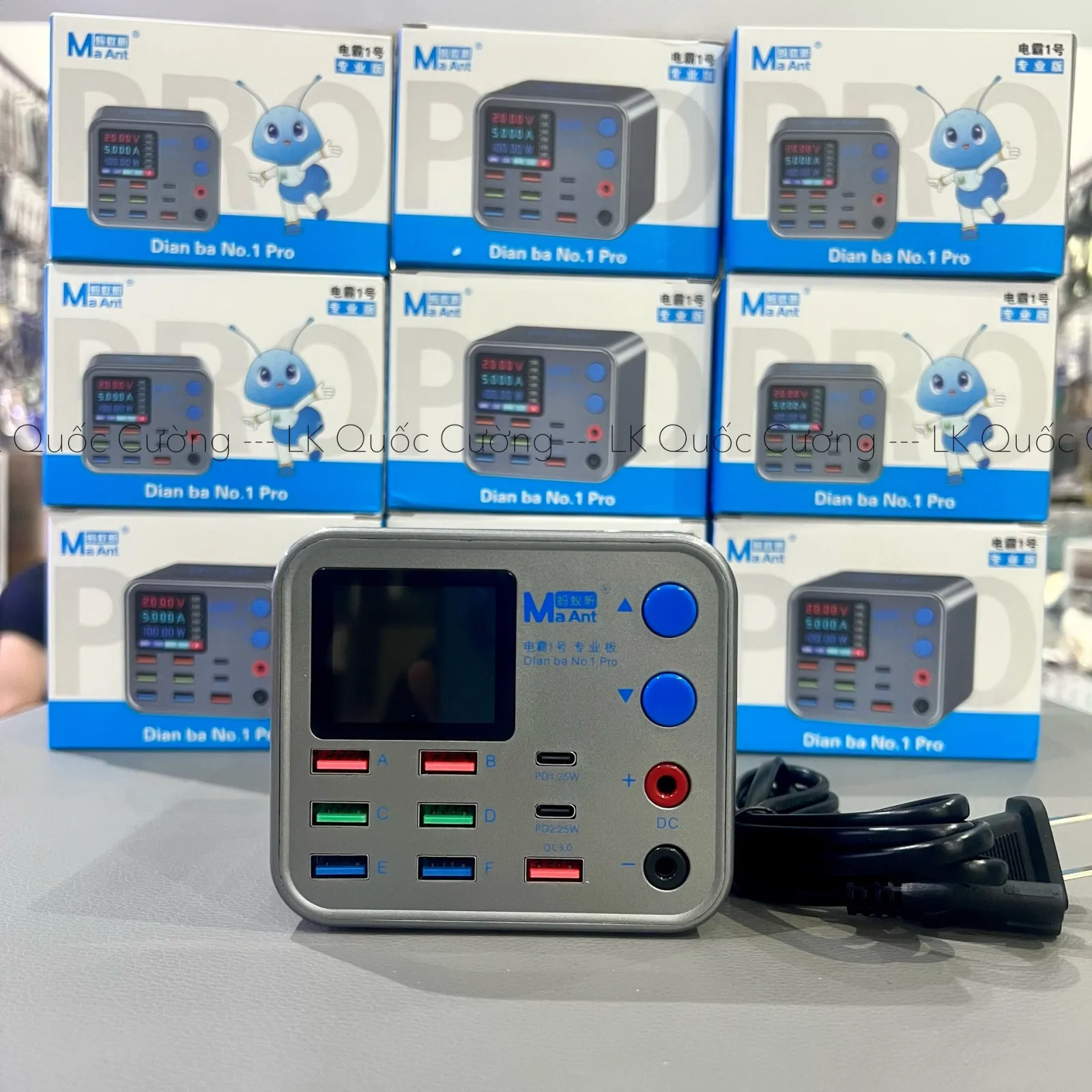 Bộ sạc nhanh 9 cổng Maant Dianba No.1 Pro 200W (có sạc không dây)