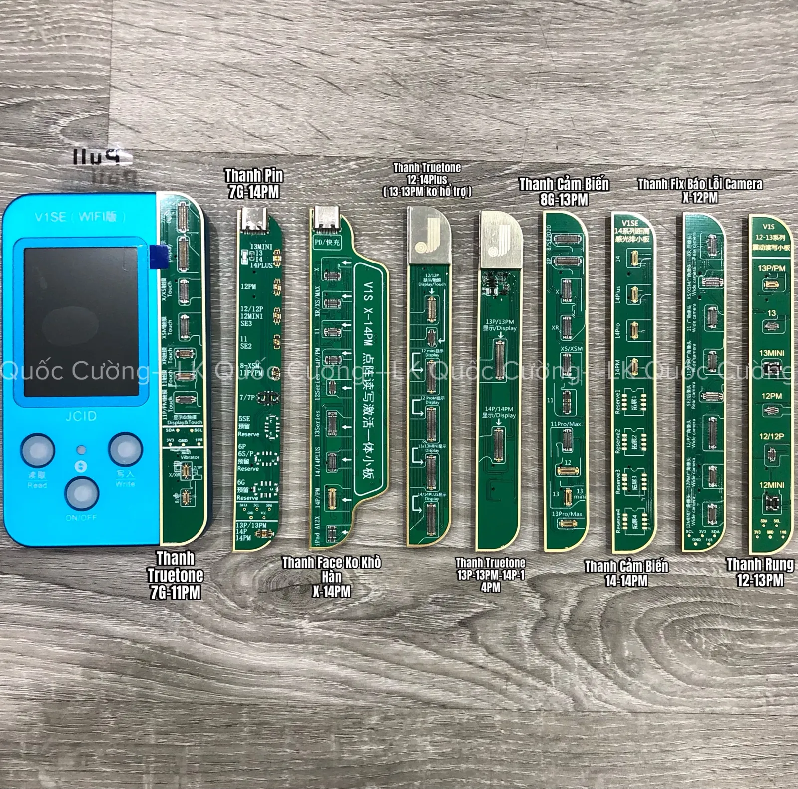 Box JC V1SE Wifi - Cáp Fix pin - Cáp Fix Face - Cáp cảm biến - JCID