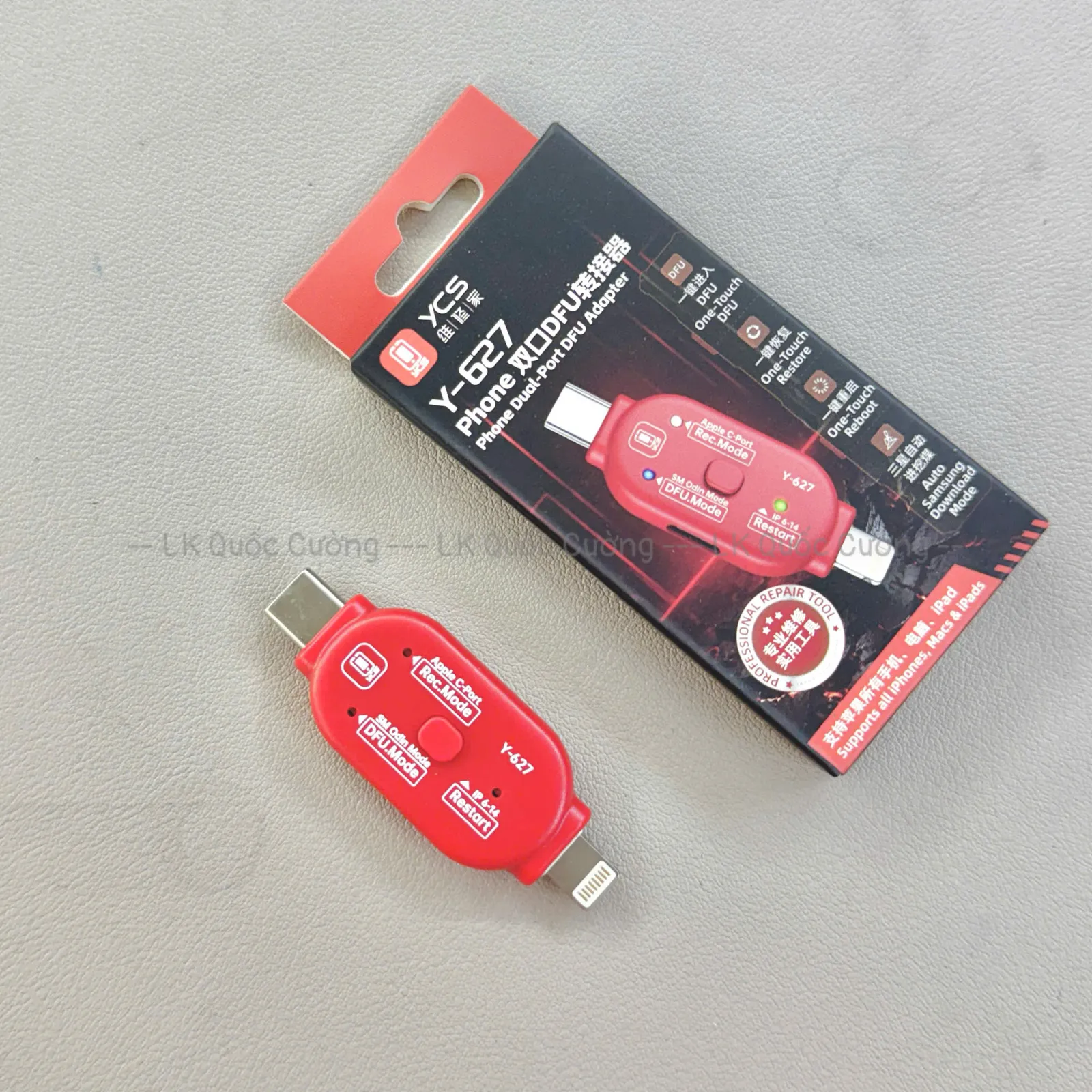 Thiết Bị DFU YCS Y-627/ 2 đầu TypeC + Lightning