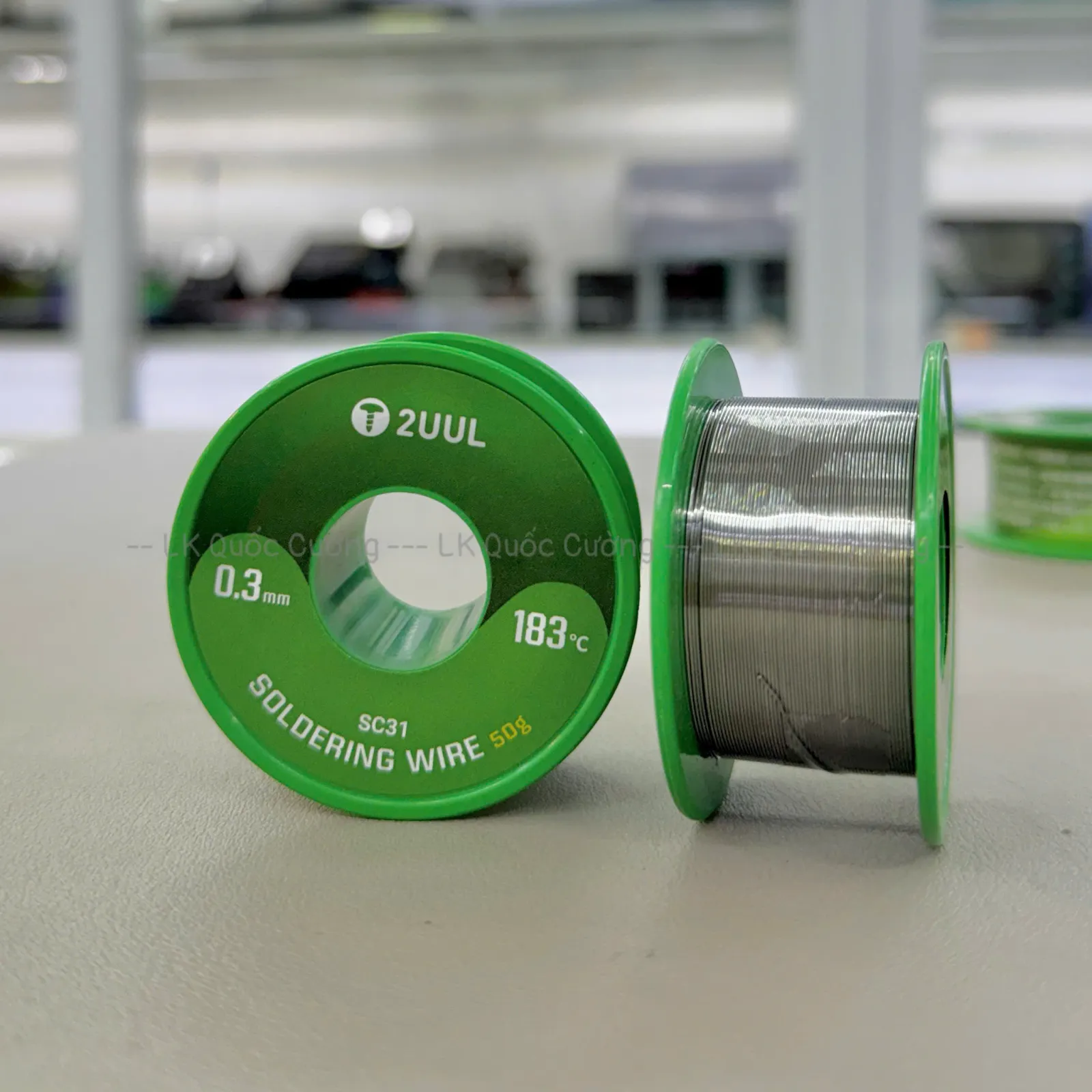 Chì cuộn 2UUL SC31/ 0.3mm x 100m/ 183 độ