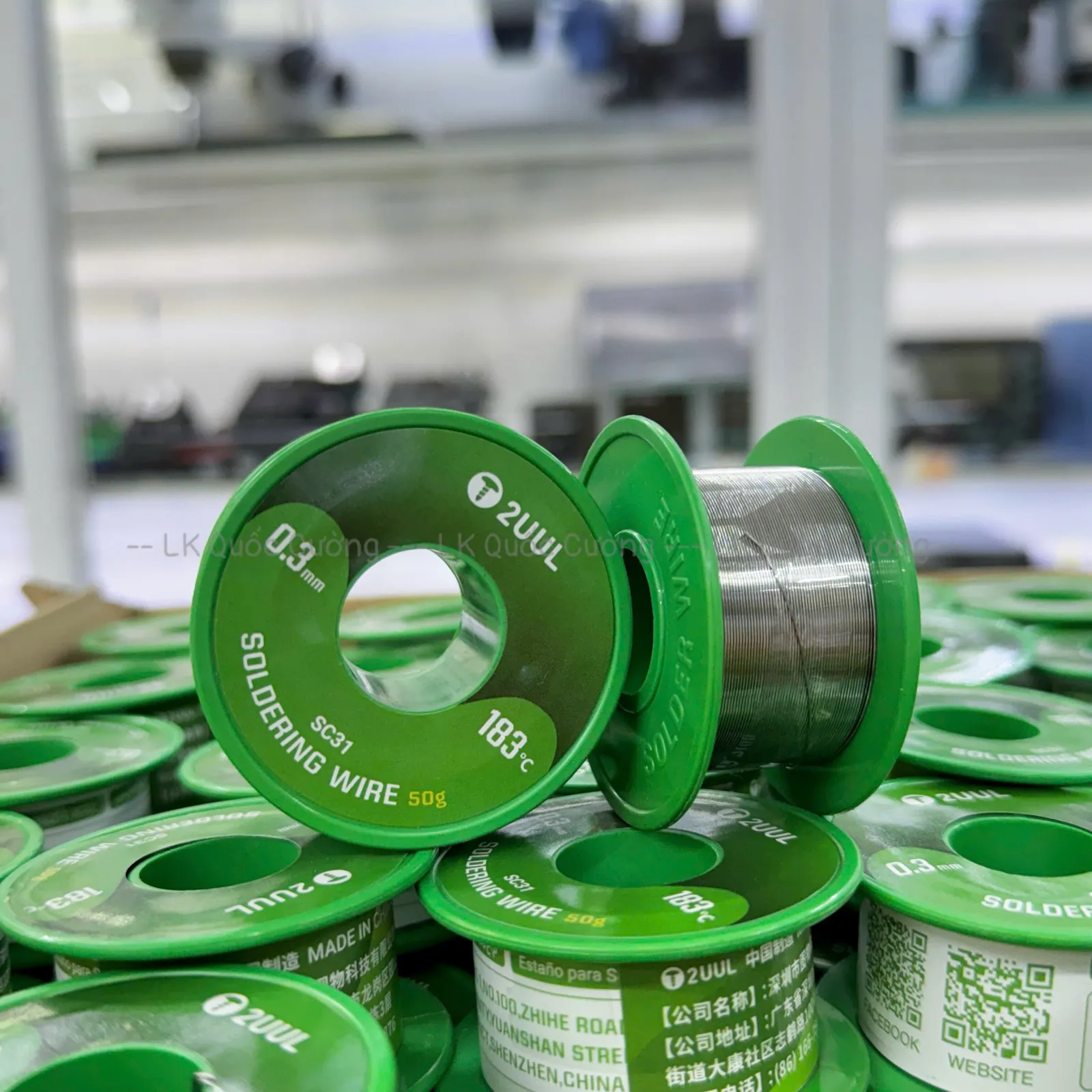 Chì cuộn 2UUL SC31/ 0.3mm x 100m/ 183 độ