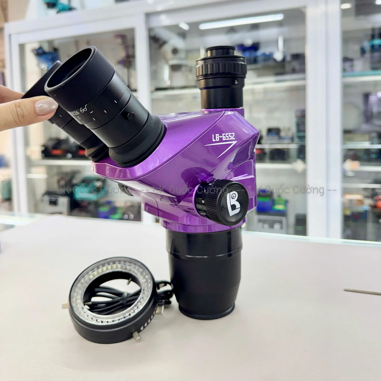 Đầu kính hiển vi 3 mắt Luban Lb-6552