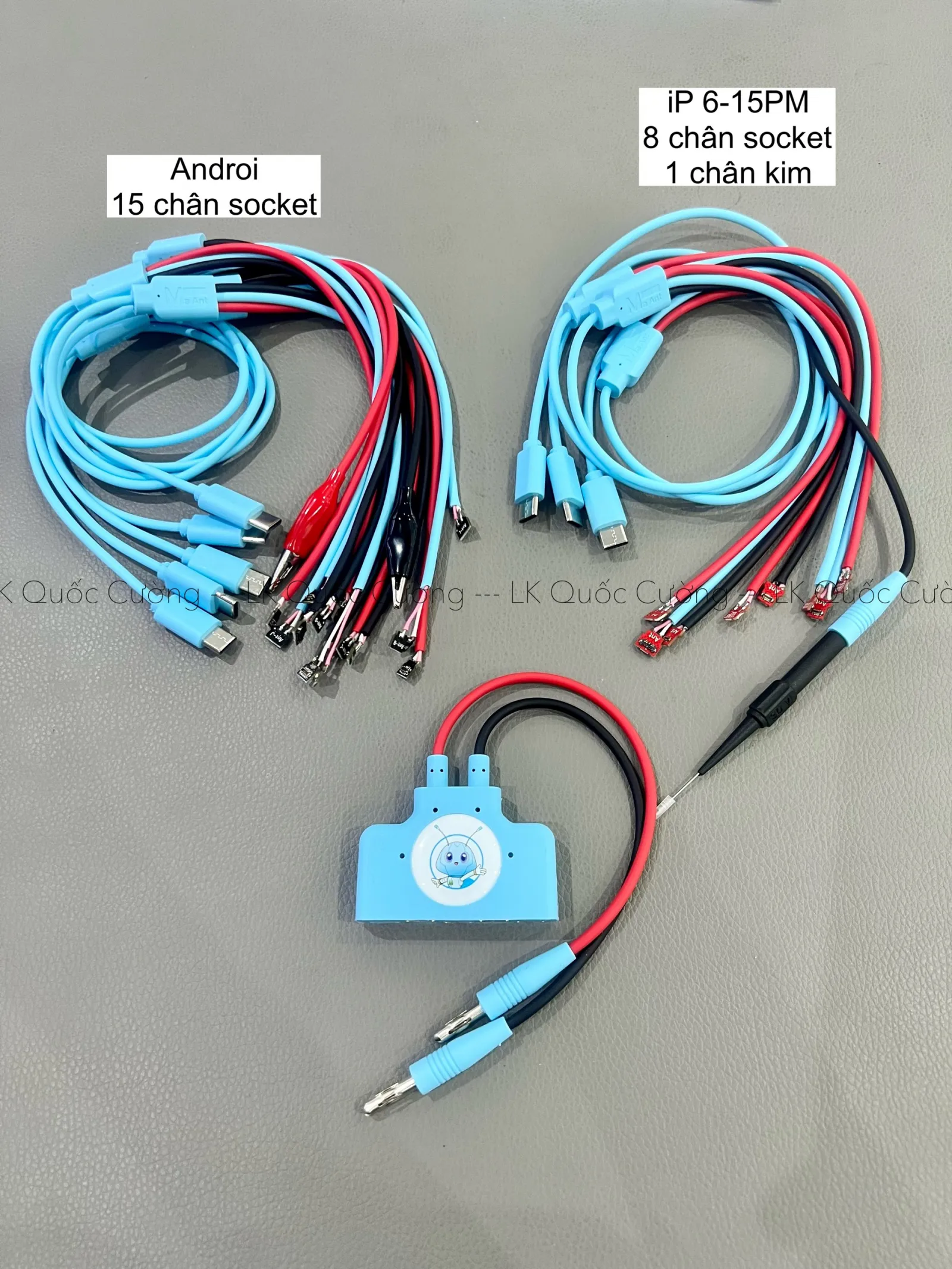 Dây Cấp Nguồn Ma-ant 2in1 16pm - 15 đầu android