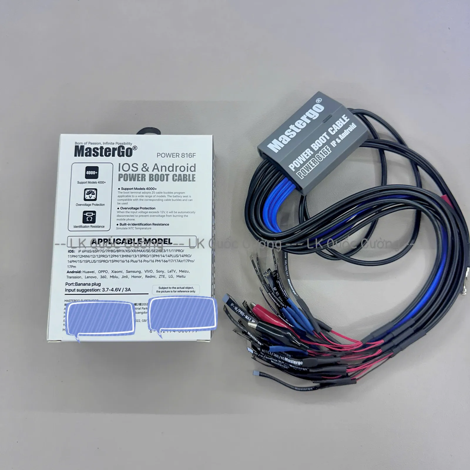 Dây cấp nguồn Mastergo Power 816F Soft Cable / Androi + iP 6-17PM