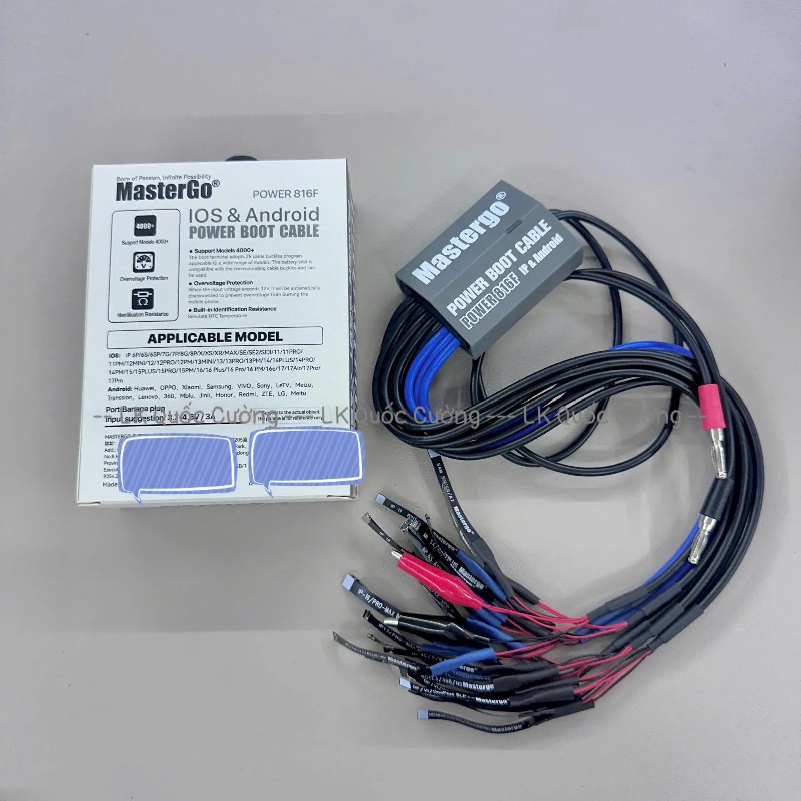 Dây cấp nguồn Mastergo Power 816F Soft Cable / Androi + iP 6-17PM