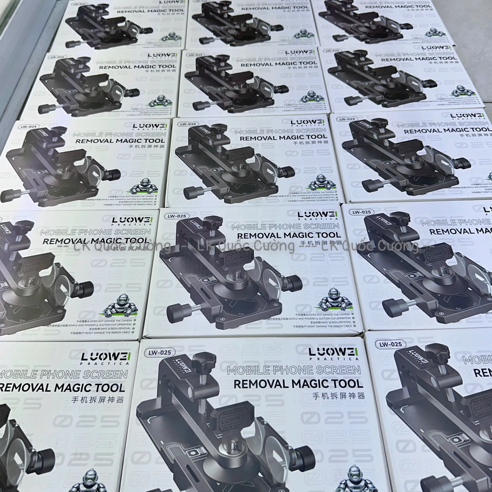 Đế kẹp tách lưng + tháo màn hình 2in1/ Luowei LW-025
