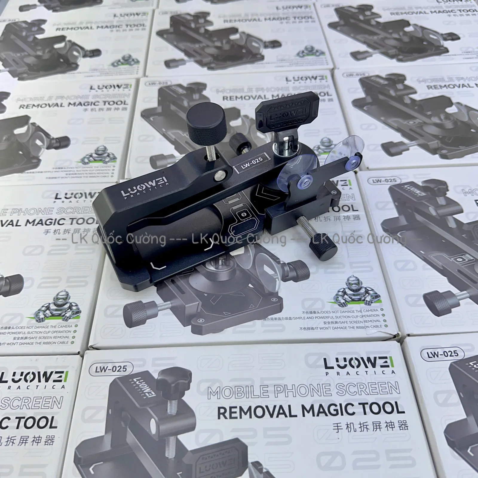 Đế kẹp tách lưng + tháo màn hình 2in1/ Luowei LW-025