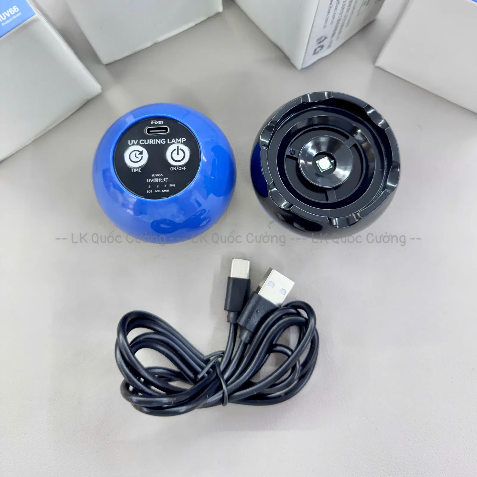 Đèn UV dùng pin sạc