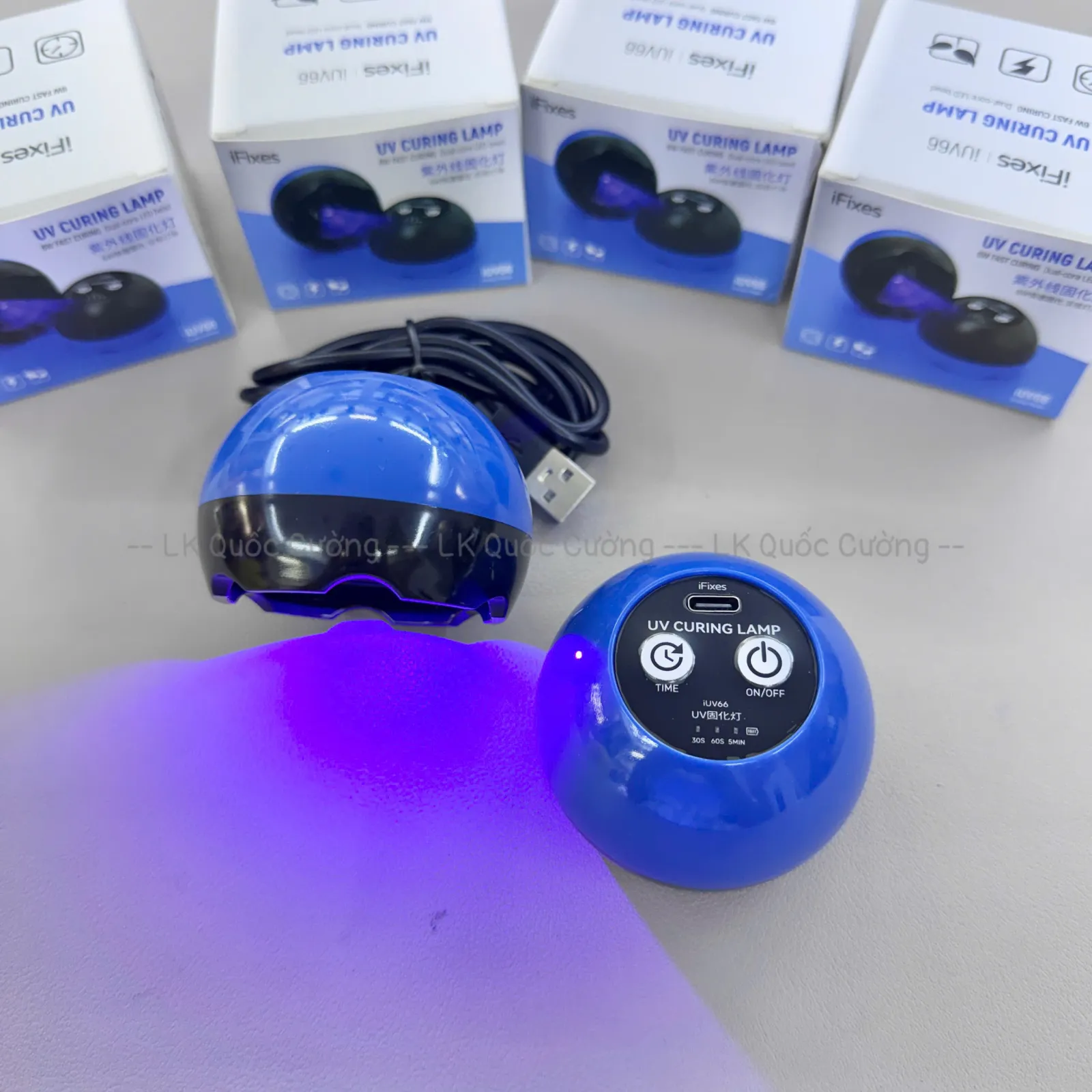 Đèn UV dùng pin sạc