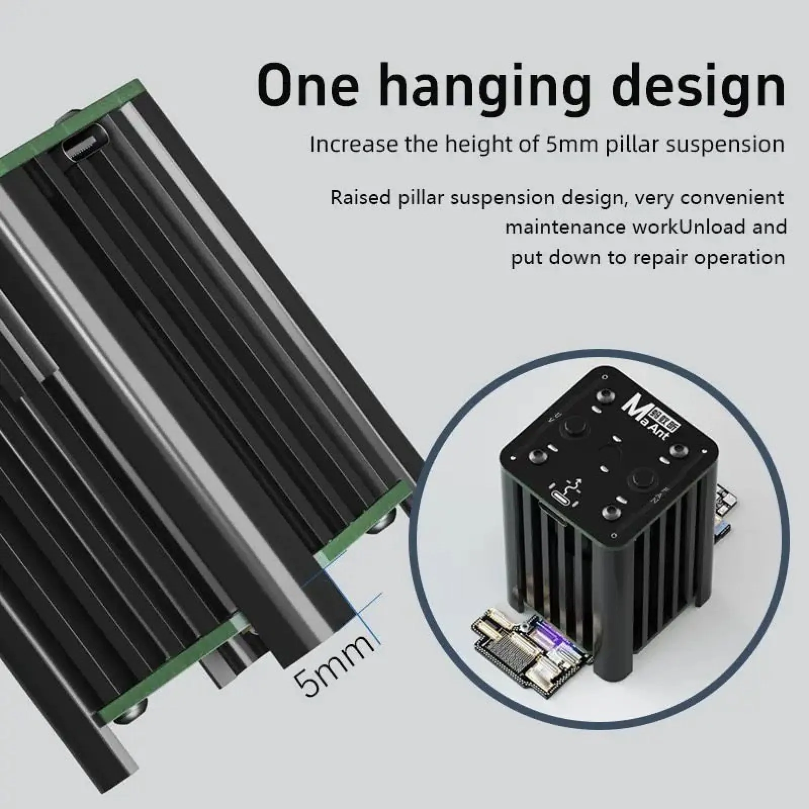 Đèn uv kèm quạt 2in1 MaAnt MY-01