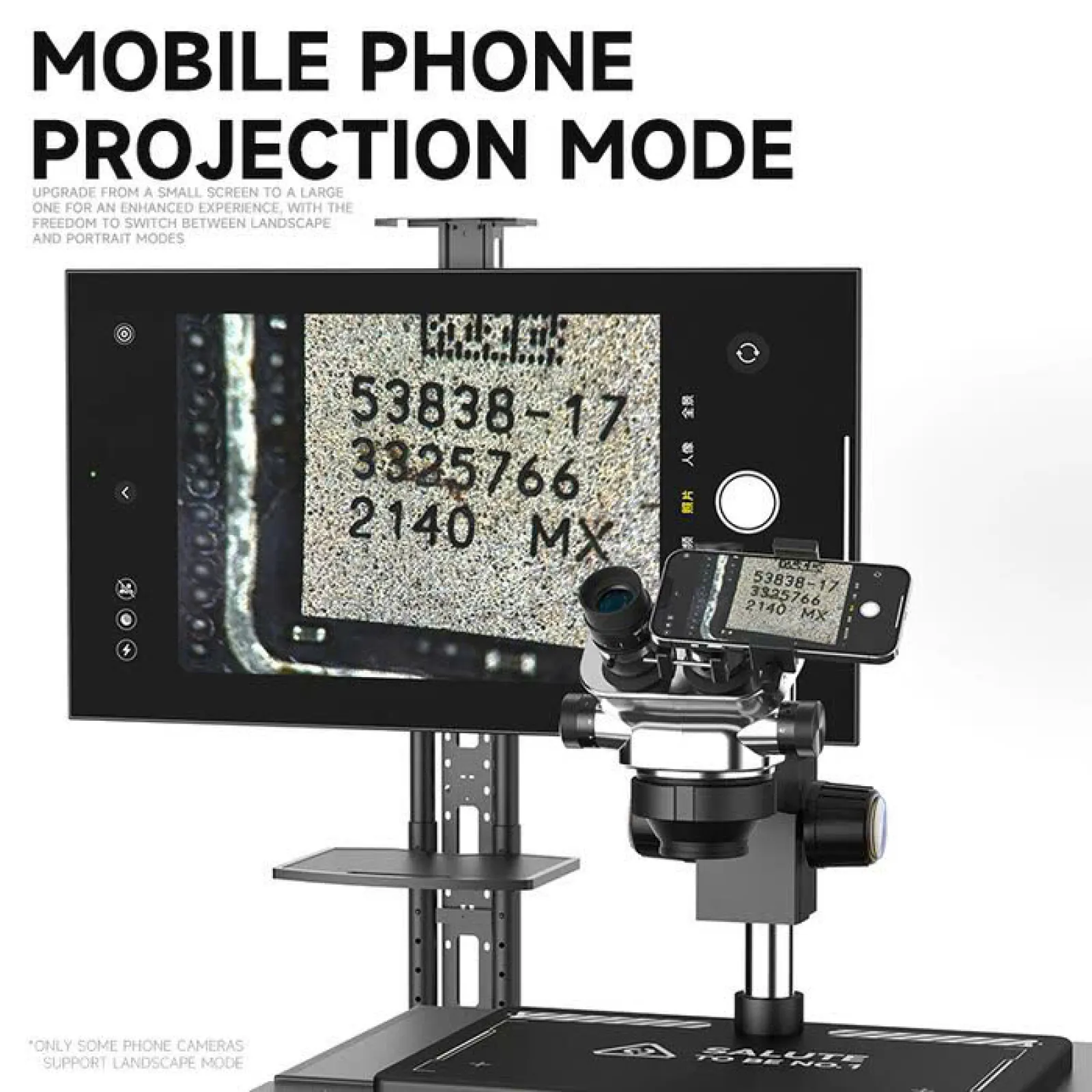 KẸP CỐ ĐỊNH ĐIỆN THOẠI TRÊN KÍNH HIỂN VI LUOWEI LW-318