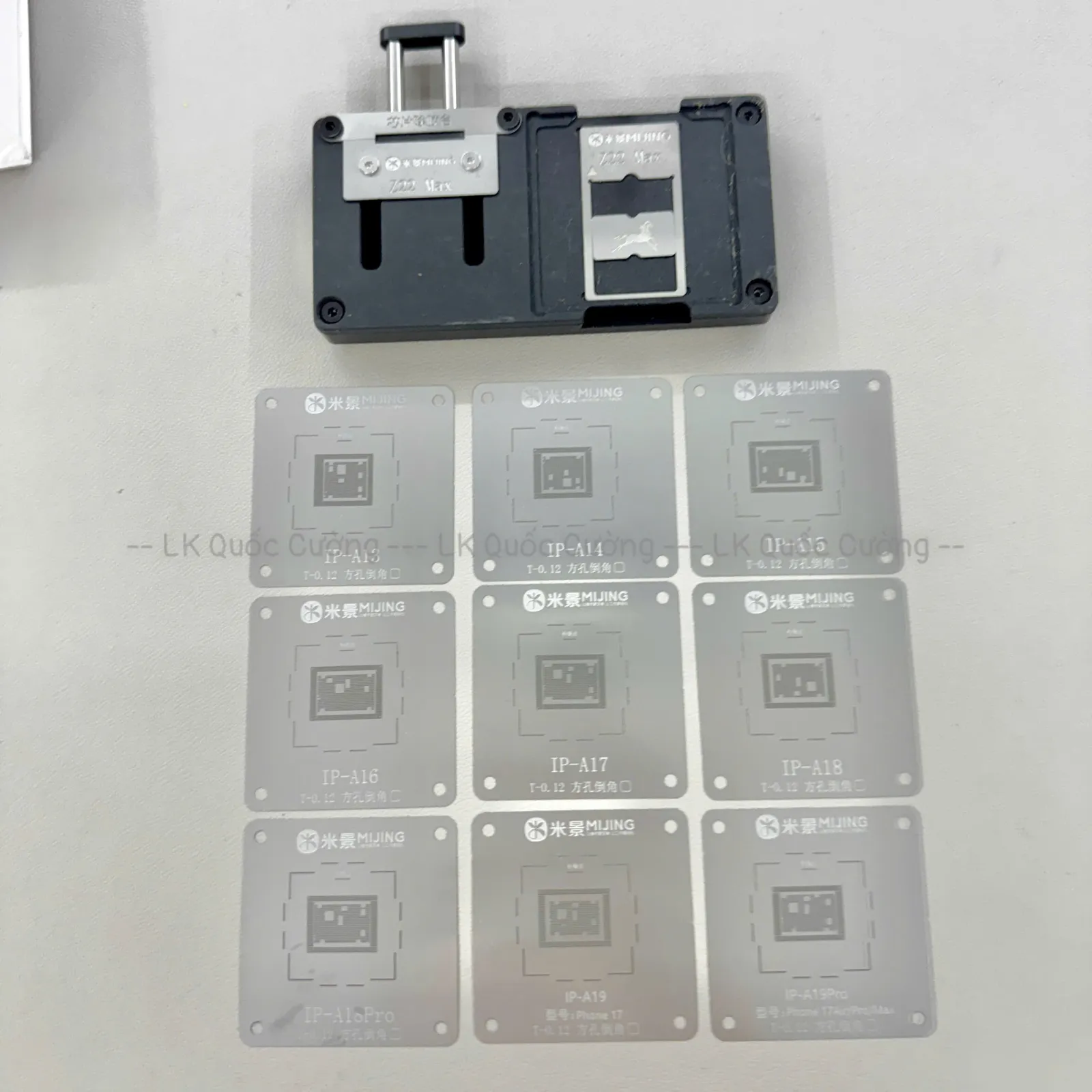 Kẹp main + đổ viền CPU A13-A19Pro/ Mijing Z22 Max