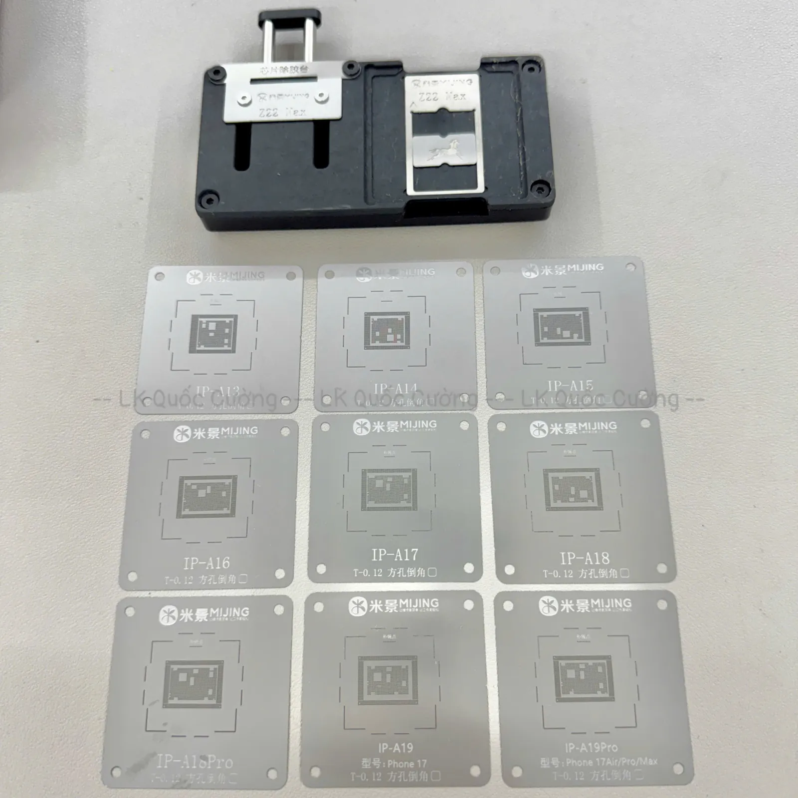 Kẹp main + đổ viền CPU A13-A19Pro/ Mijing Z22 Max