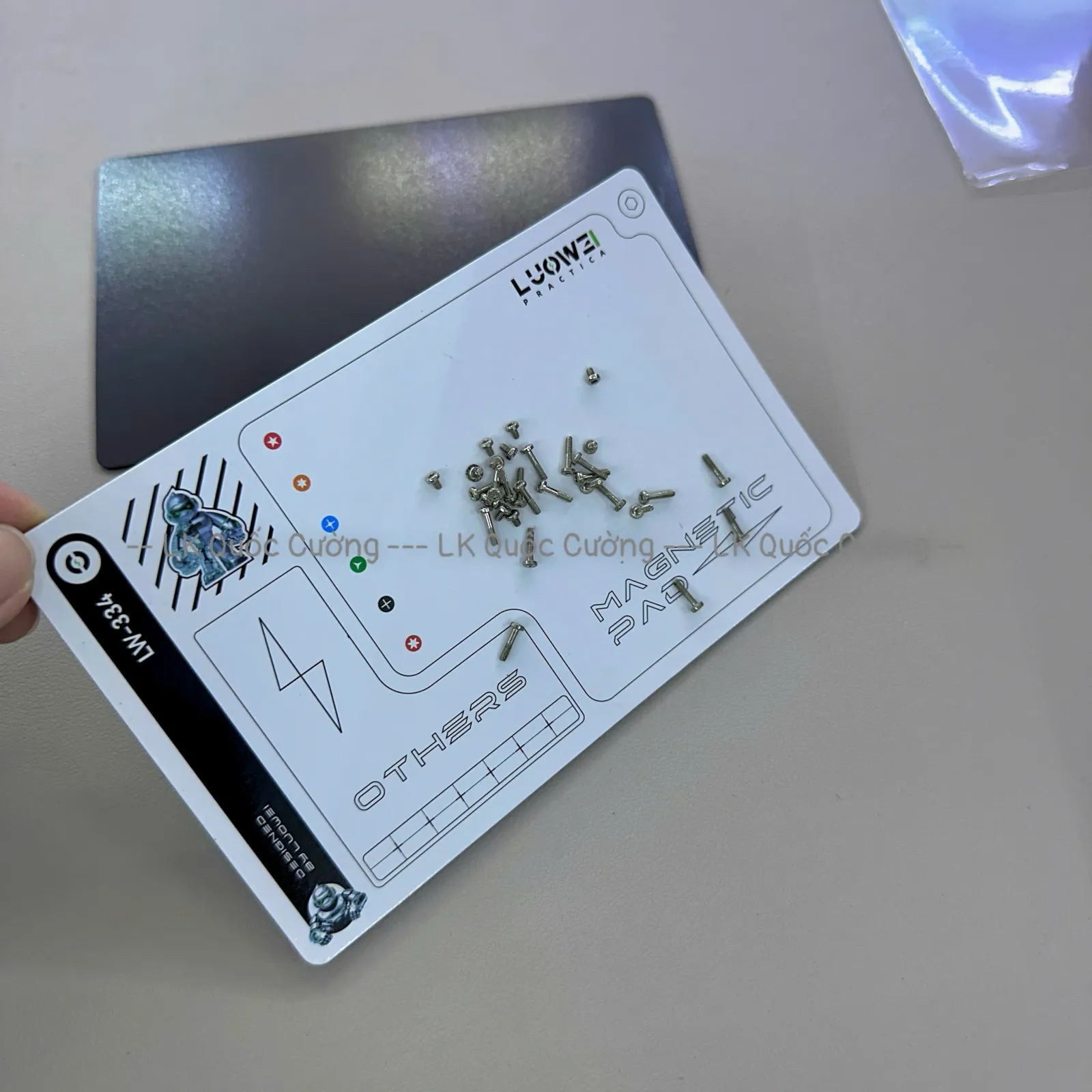 Khay nam châm đựng ốc Luowei LW-334