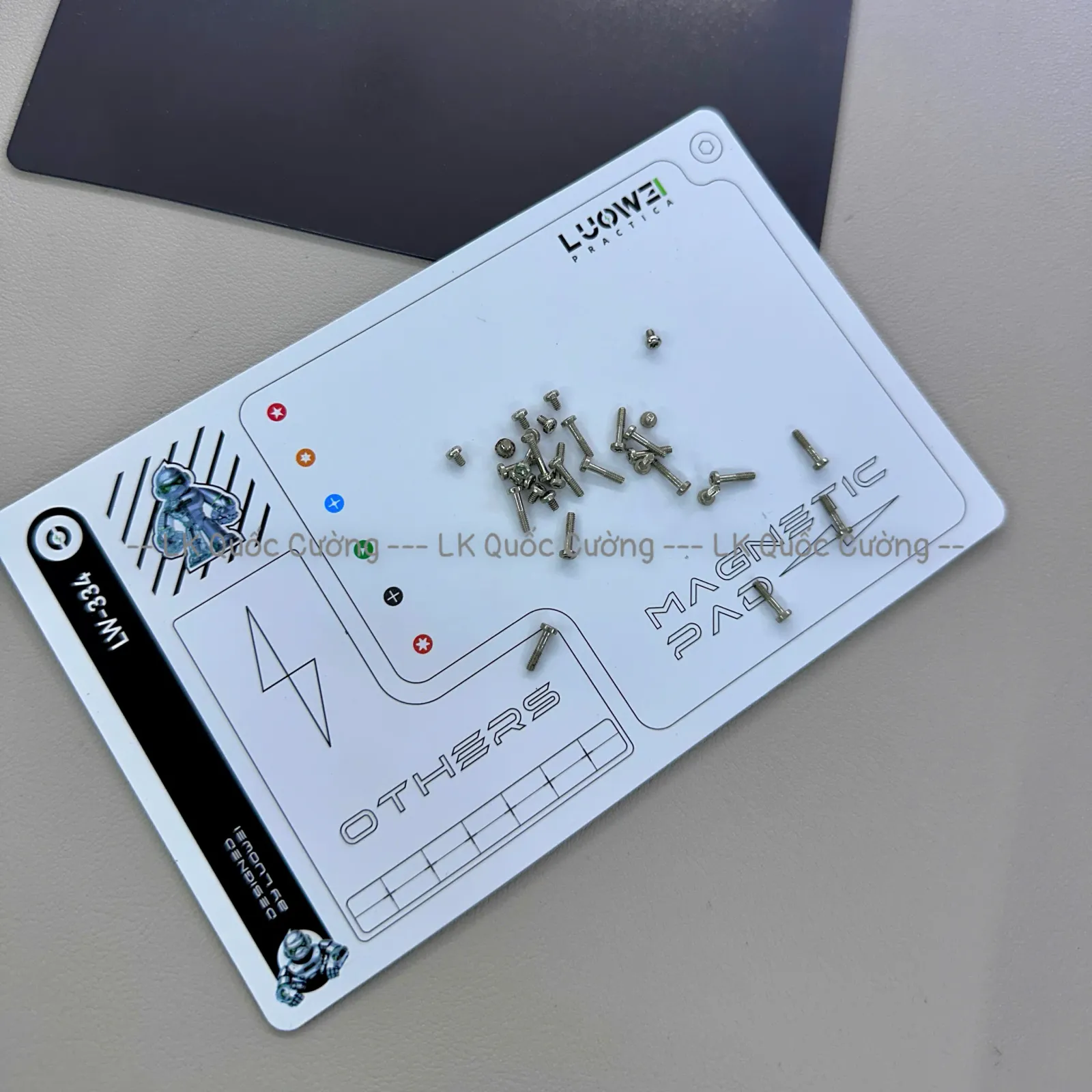 Khay nam châm đựng ốc Luowei LW-334