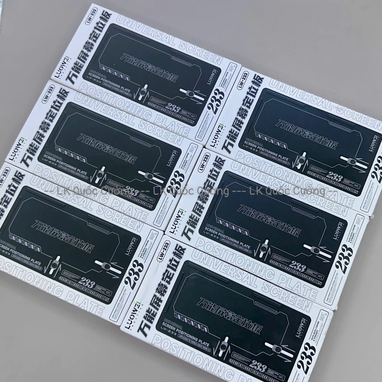 Khuôn ép kính màn hình liền ron/ Luowei LW-233