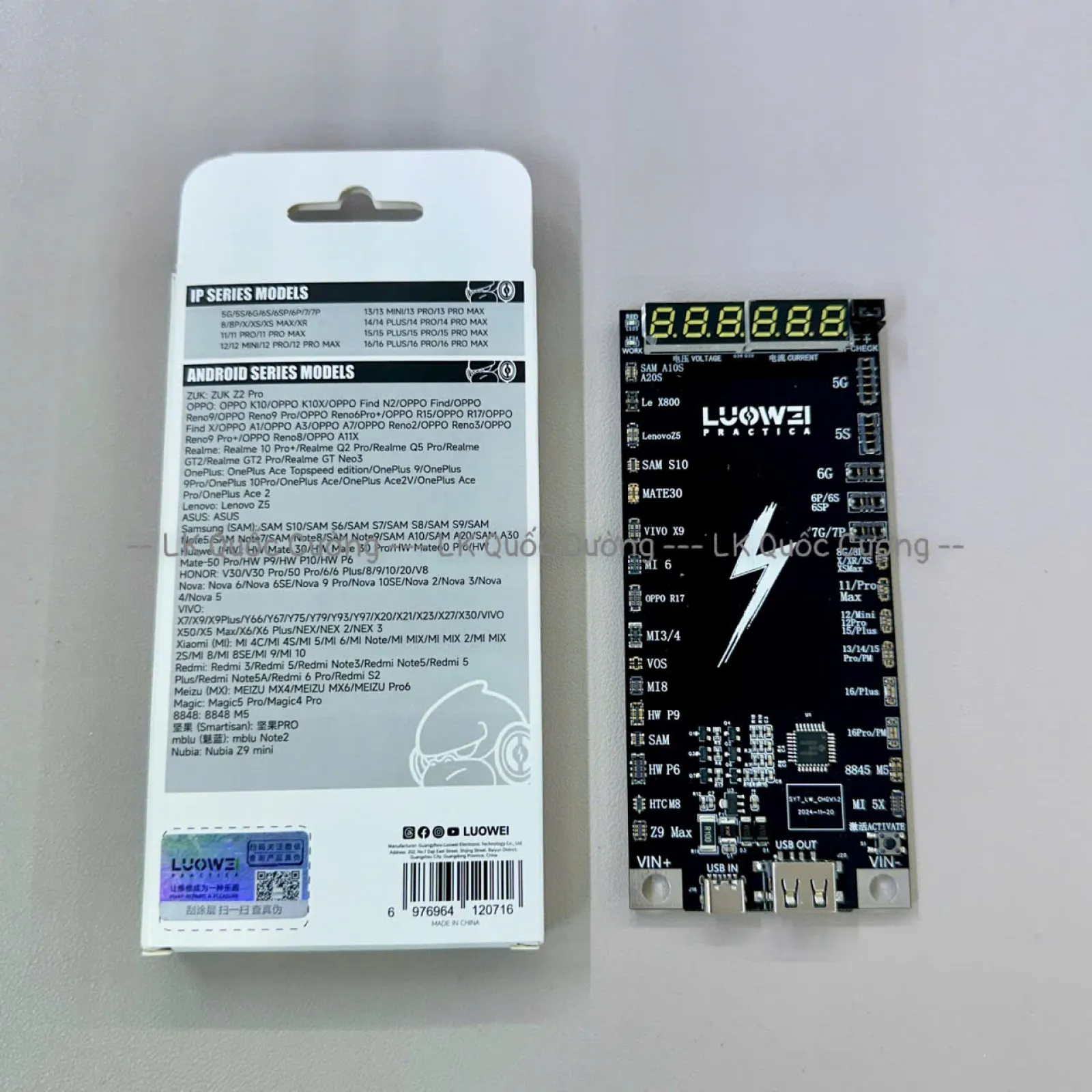 Kích pin Luowei LW-B03/ 5G-16PM + Androi