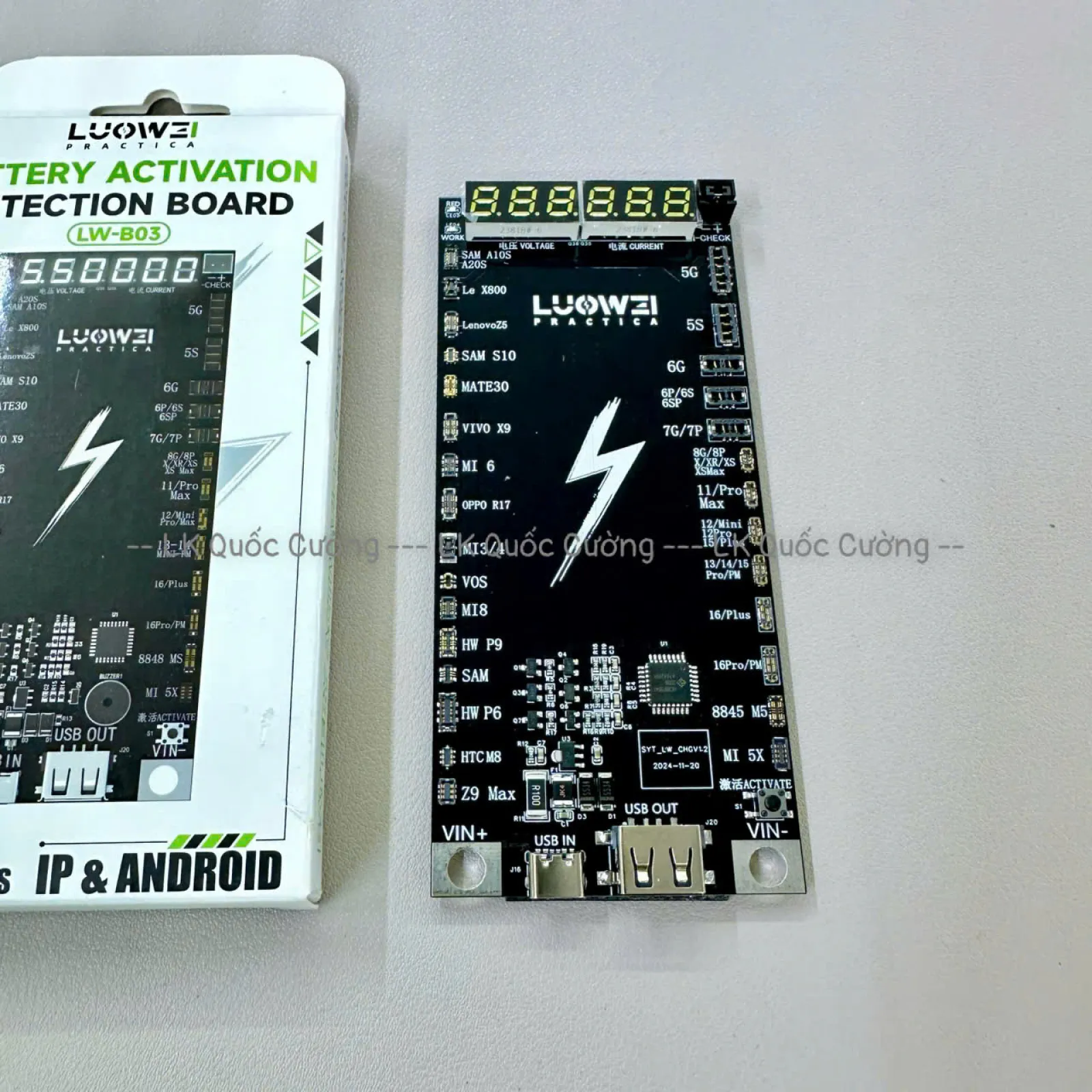 Kích pin Luowei LW-B03/ 5G-16PM + Androi