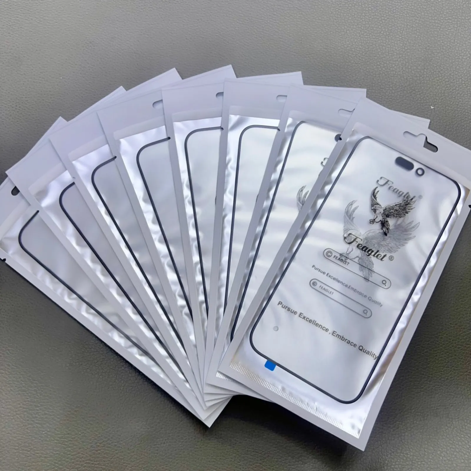 Kính 15 - 15plus - 15pro - 15PM Đại Bàng có keo