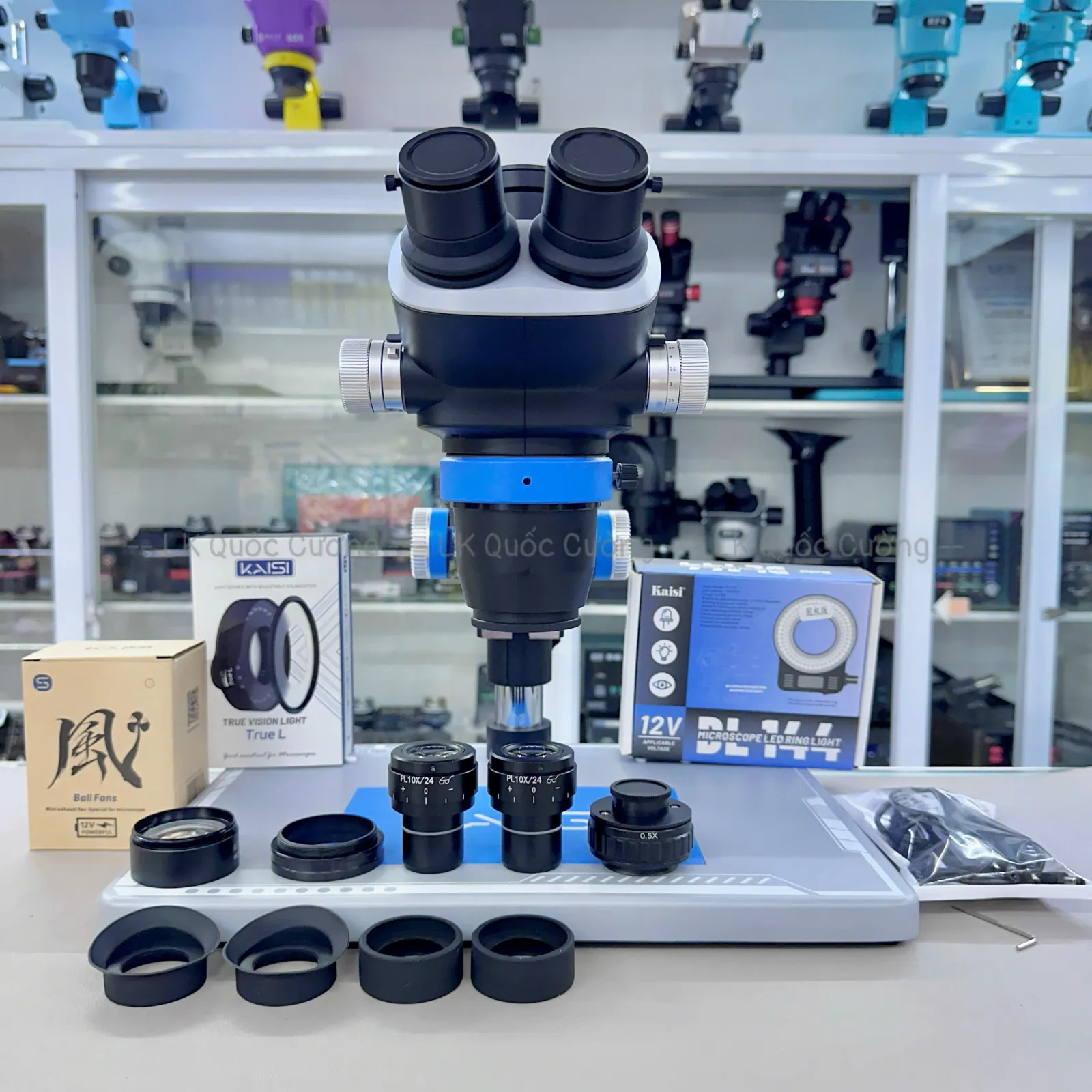 Kính hiển vi 3 mắt Kaisi S8