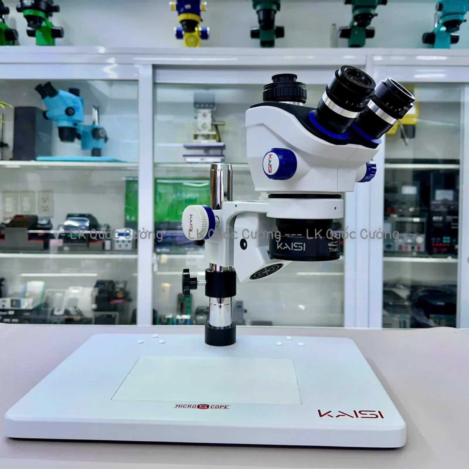 Kính hiển vi 3 mắt Kaisi TX-350E Ver1.3