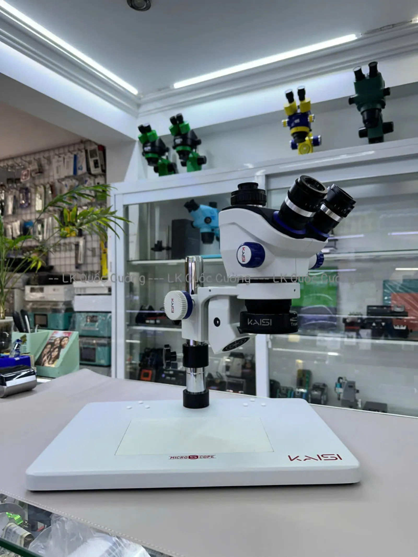 Kính hiển vi 3 mắt Kaisi TX-350E Ver1.3
